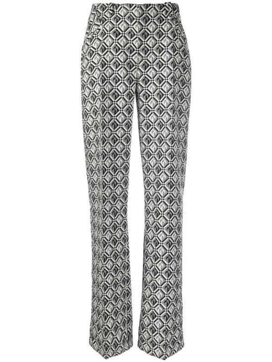 MARINE SERRE Women Straight Pants P139FW22W WOTWO00200 Black