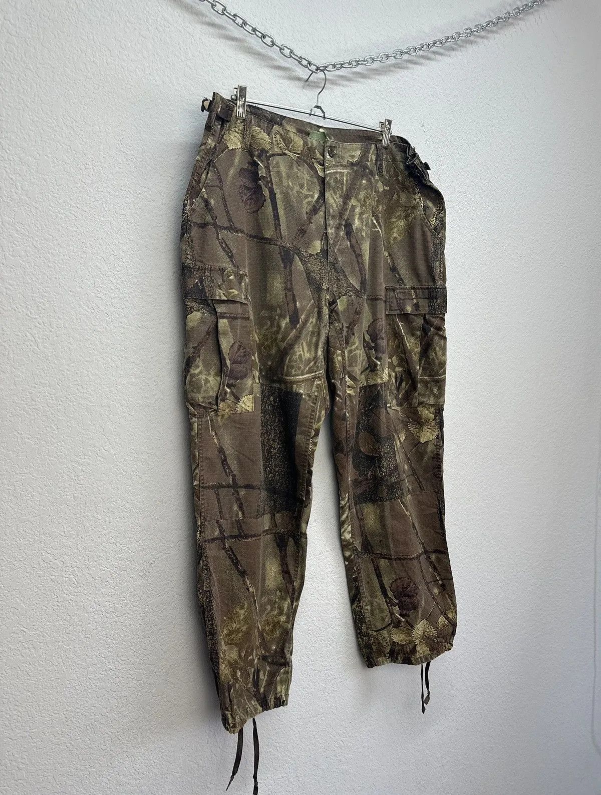 Vintage Vintage Real Tree style Baggy Japan Cargo pants Military Y2K Size US 36 / EU 52 - 6 Thumbnail