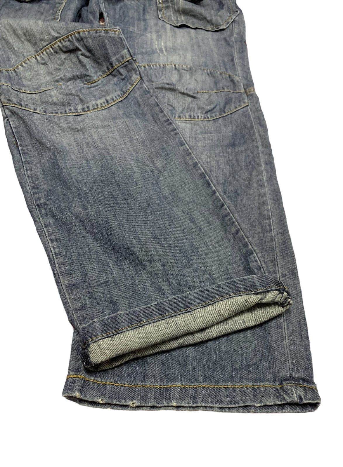 Desigual × Japanese Brand DESIGUAL FLARED MULTIPOCKET STYLISH DENIM Size US 33 - 7 Thumbnail