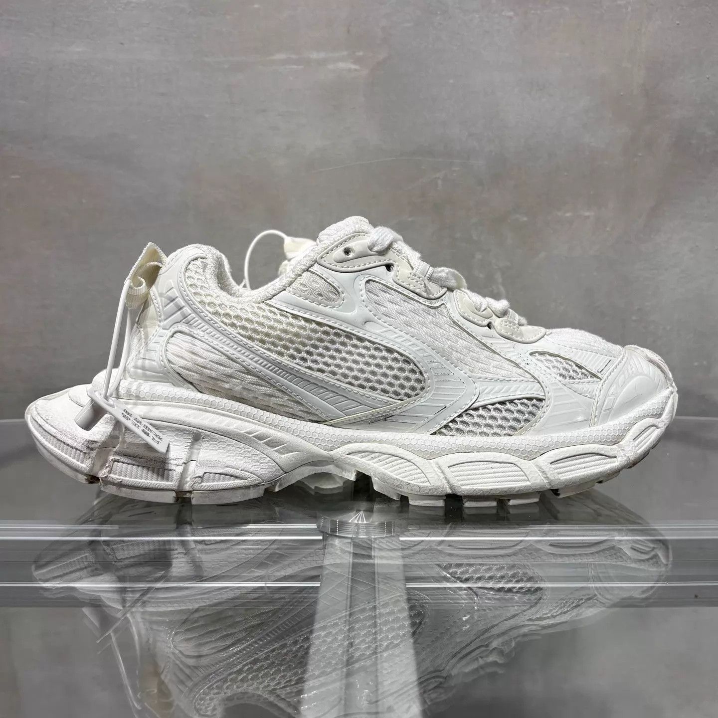 Balenciaga Balenciaga 3XL White Dad Shoe 38 YH26037 Size US 8 / IT 38 - 4 Thumbnail