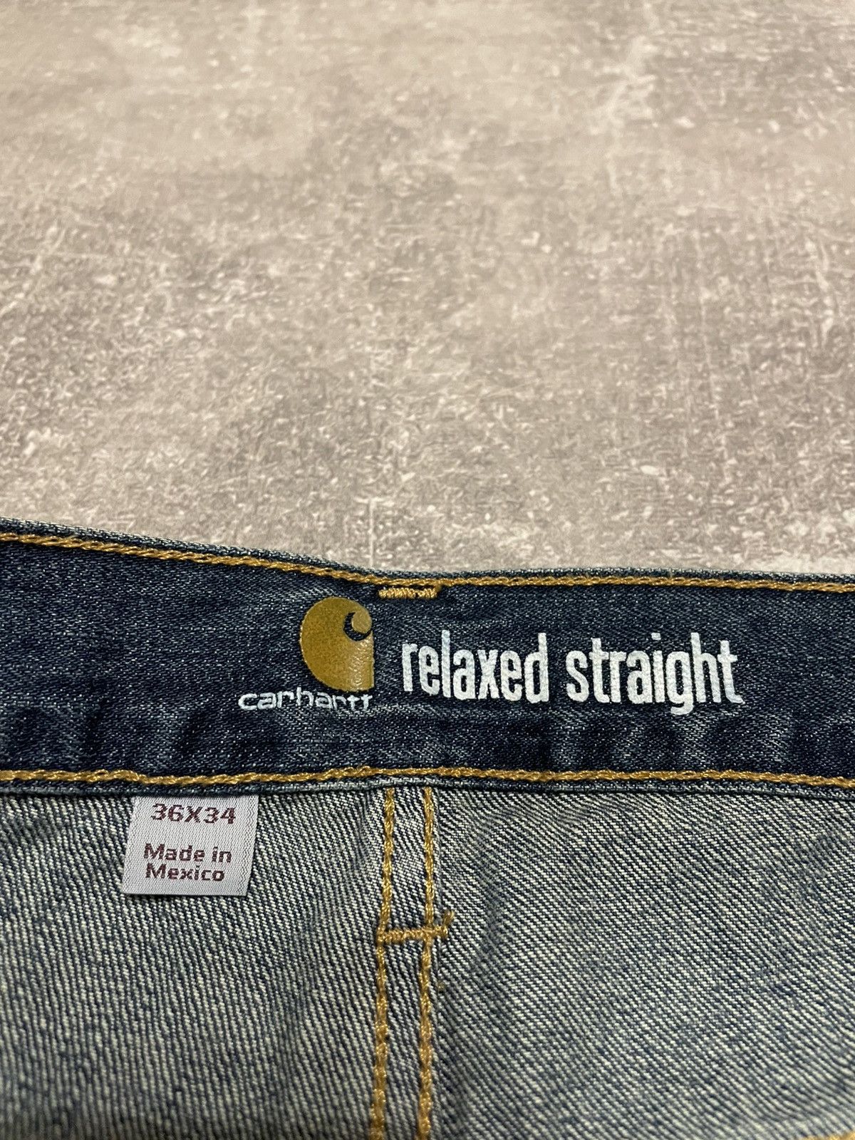 Carhartt × Vintage Vintage Carhartt Denim Relaxed Jeans 36/34 Size US 36 / EU 52 - 15 Thumbnail