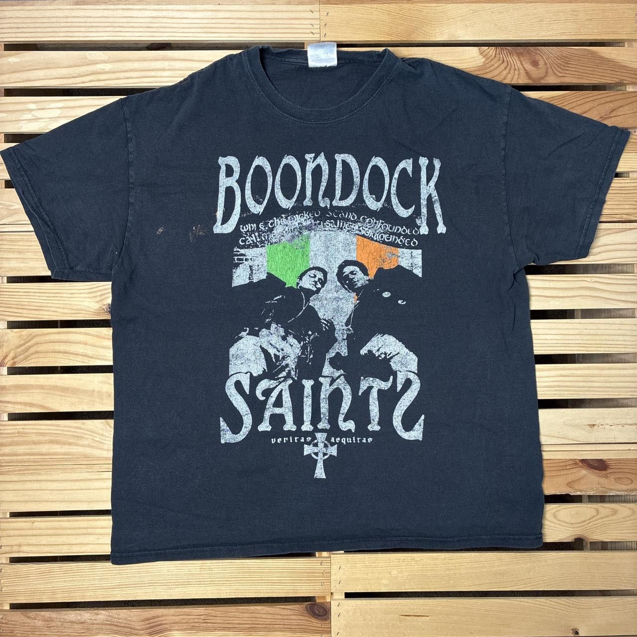 Hanes Vintage Boondock Saints Black Movie Promo Tee Size XL Size US XL / EU 56 / 4 - 1 Thumbnail