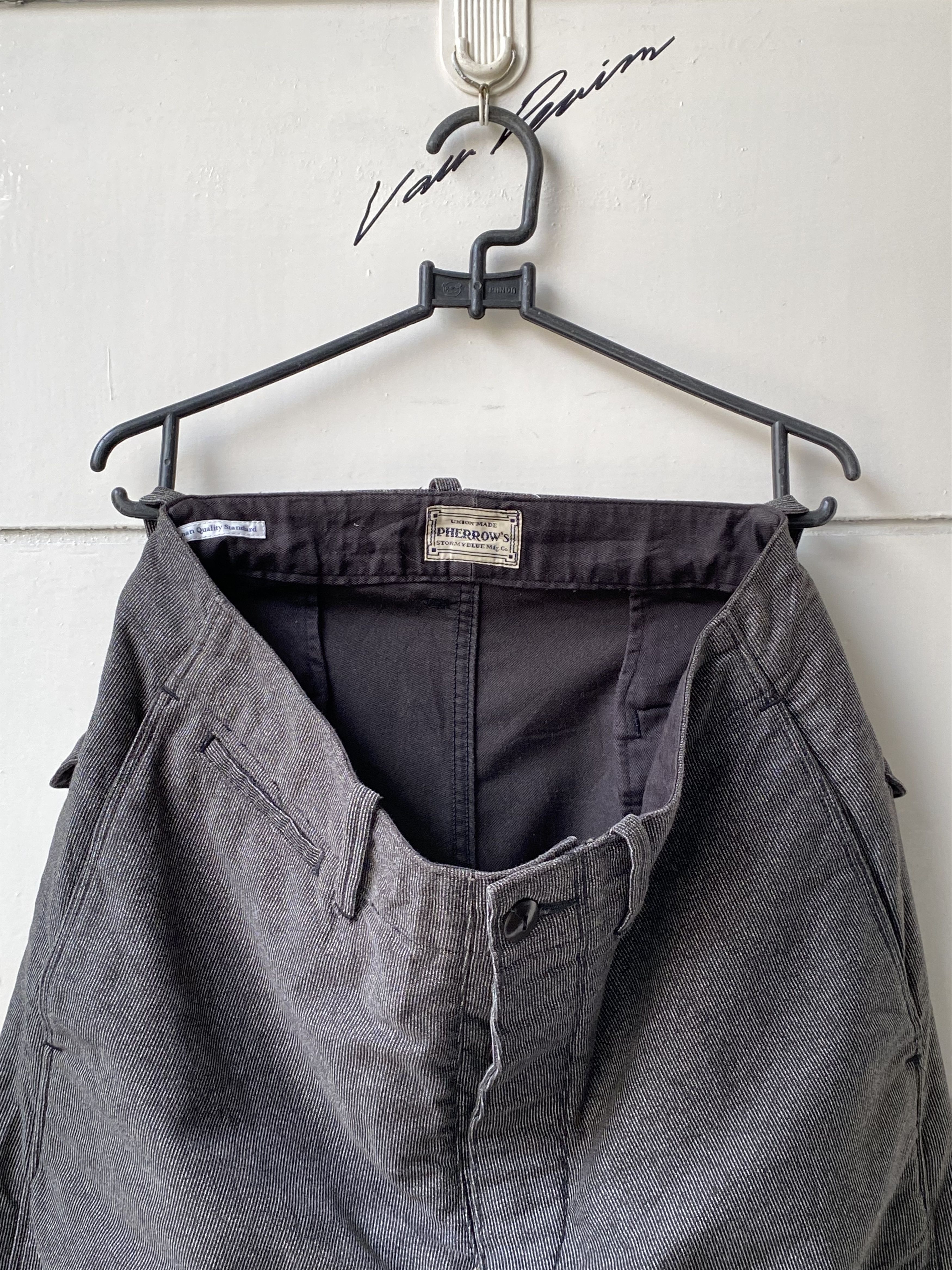 Pherrow's PHERROW’S Stormy Blue Mfg.Co Grey Pants Size US 30 / EU 46 - 13 Thumbnail