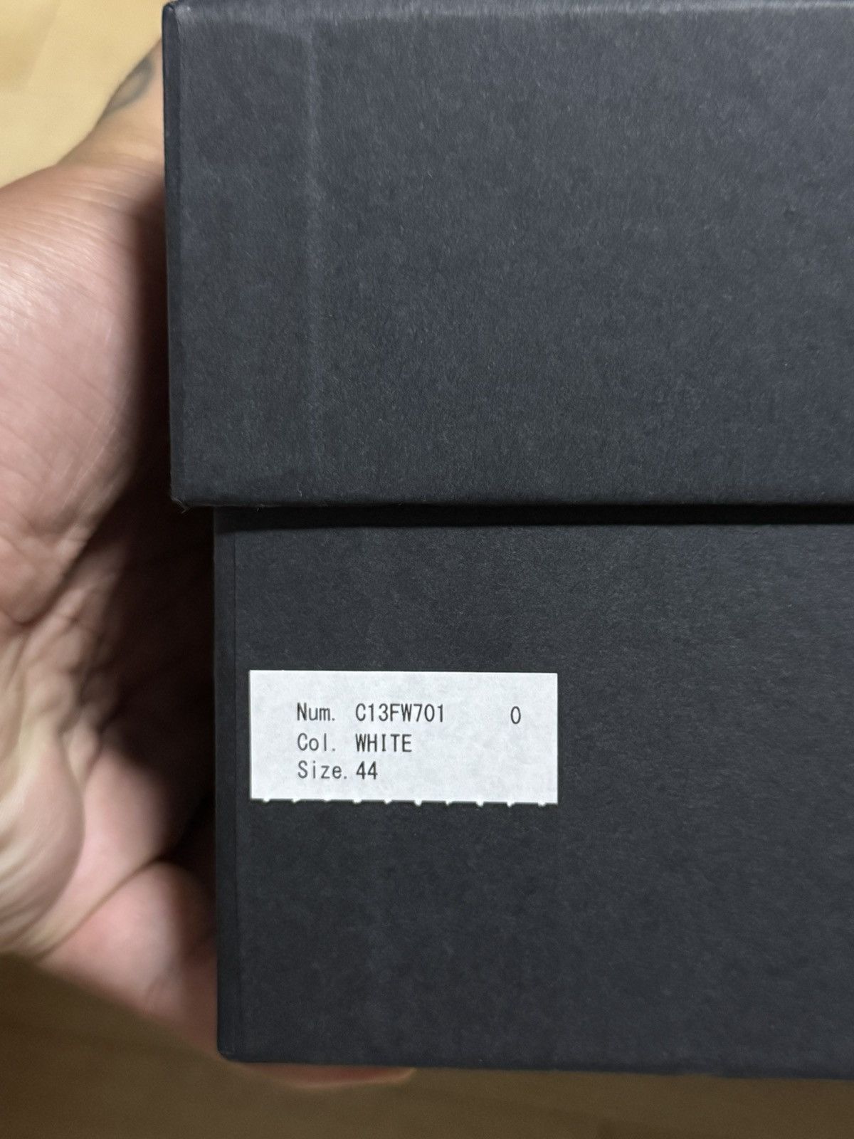 Amiri × Maison MIHARA YASUHIRO Maison Mihara Yasuhiro x Amiri Bones Sneakers Alabaster Size US 11 / EU 44 - 3 Thumbnail