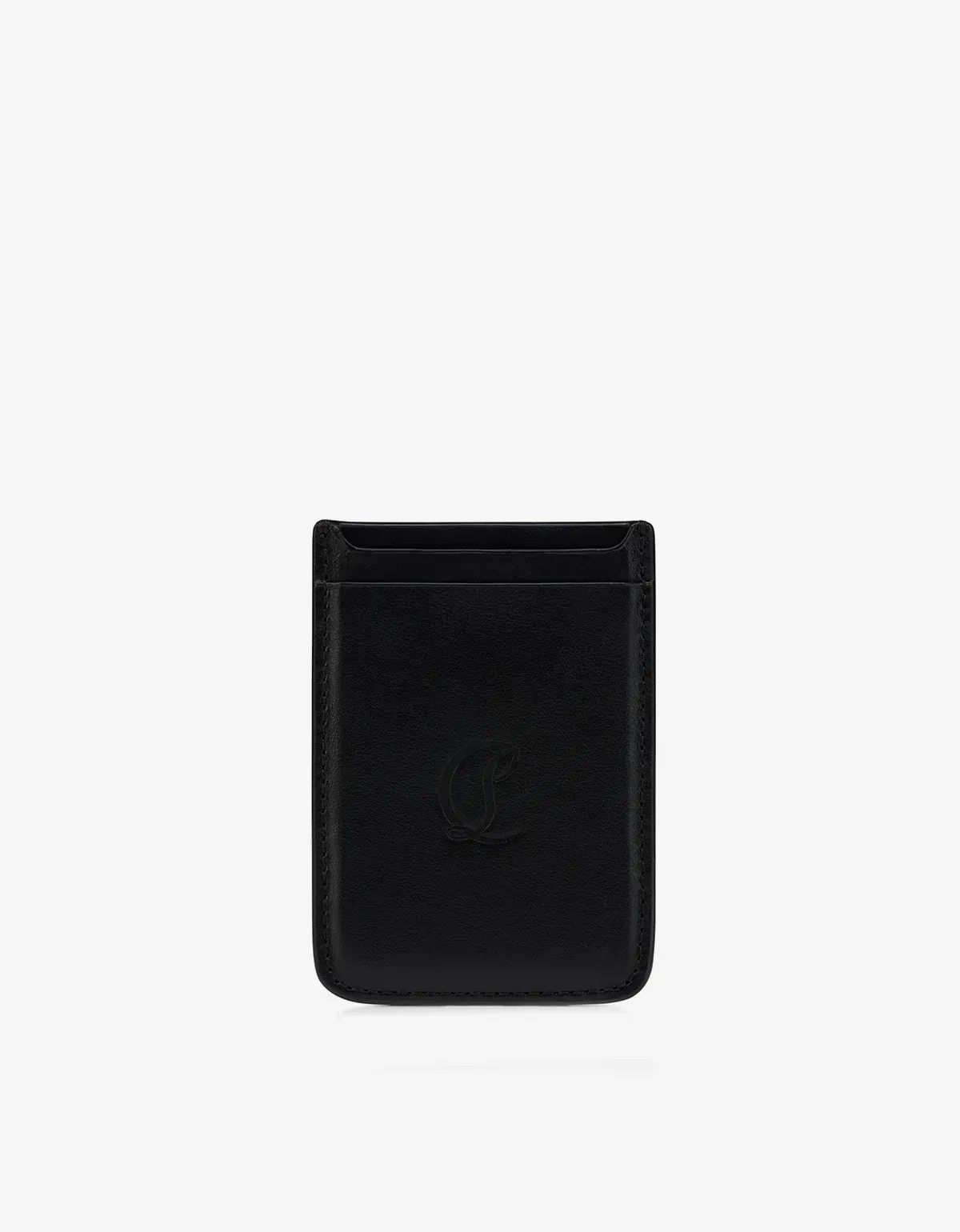Christian Louboutin Christian Louboutin Black Mooncrest Magsafe Card Holder Size ONE SIZE - 1 Thumbnail