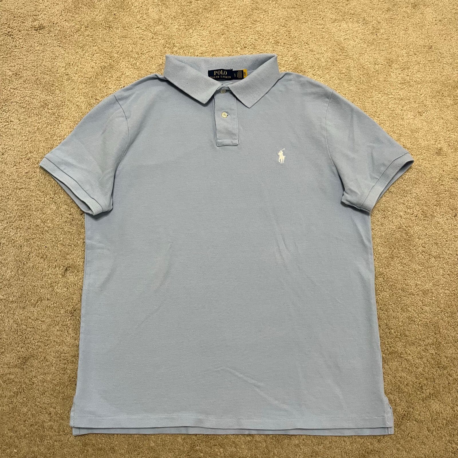 Polo Ralph Lauren Polo Ralph Lauren Classic Fit Blue Polo Shirt Size Large Size US L / EU 52-54 / 3 - 1 Thumbnail