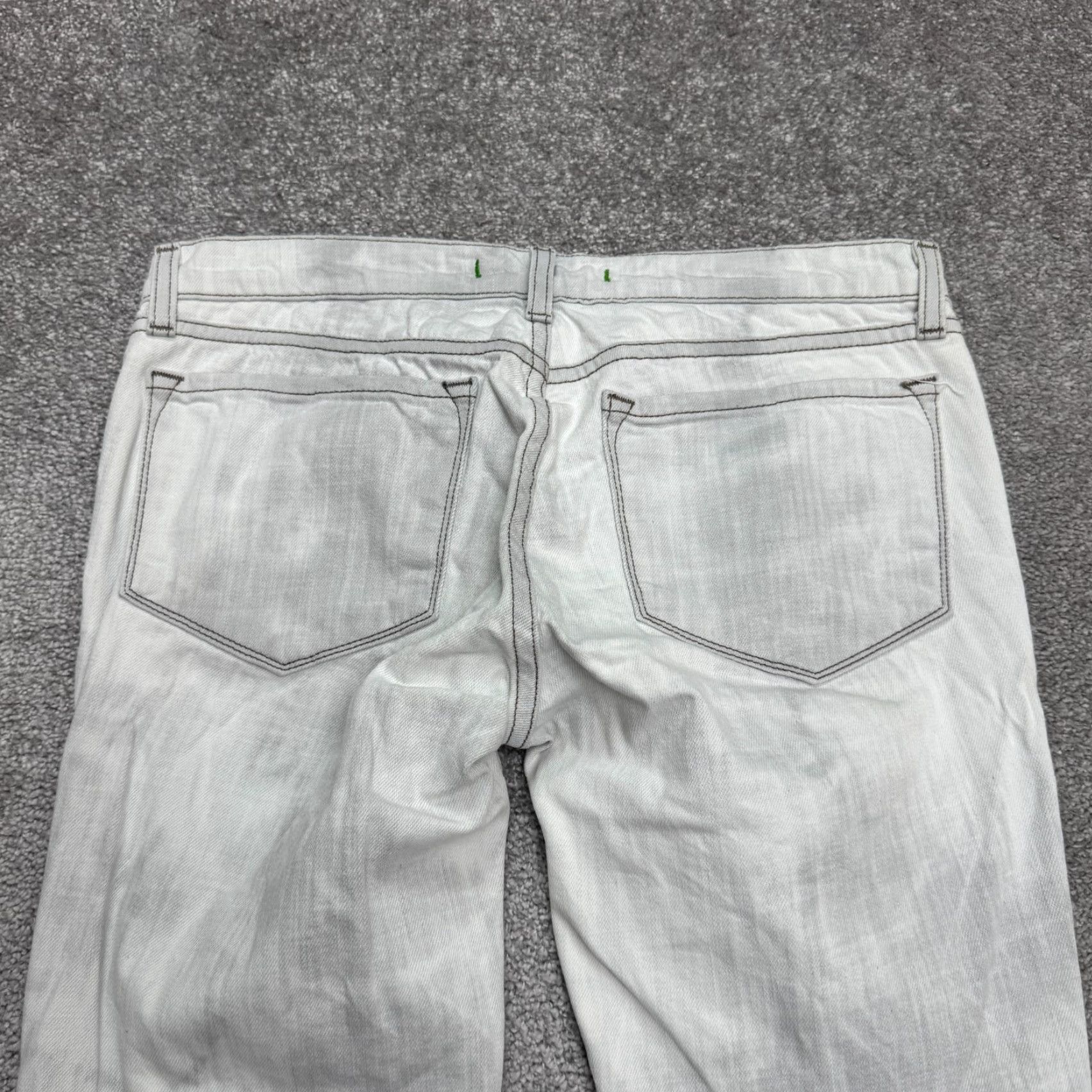 J Brand J Brand 912 Pencil Straight Distressed Low Rise Skinny Jeans Womens Gray 27 Size 27" / US 4 / IT 40 - 5 Thumbnail