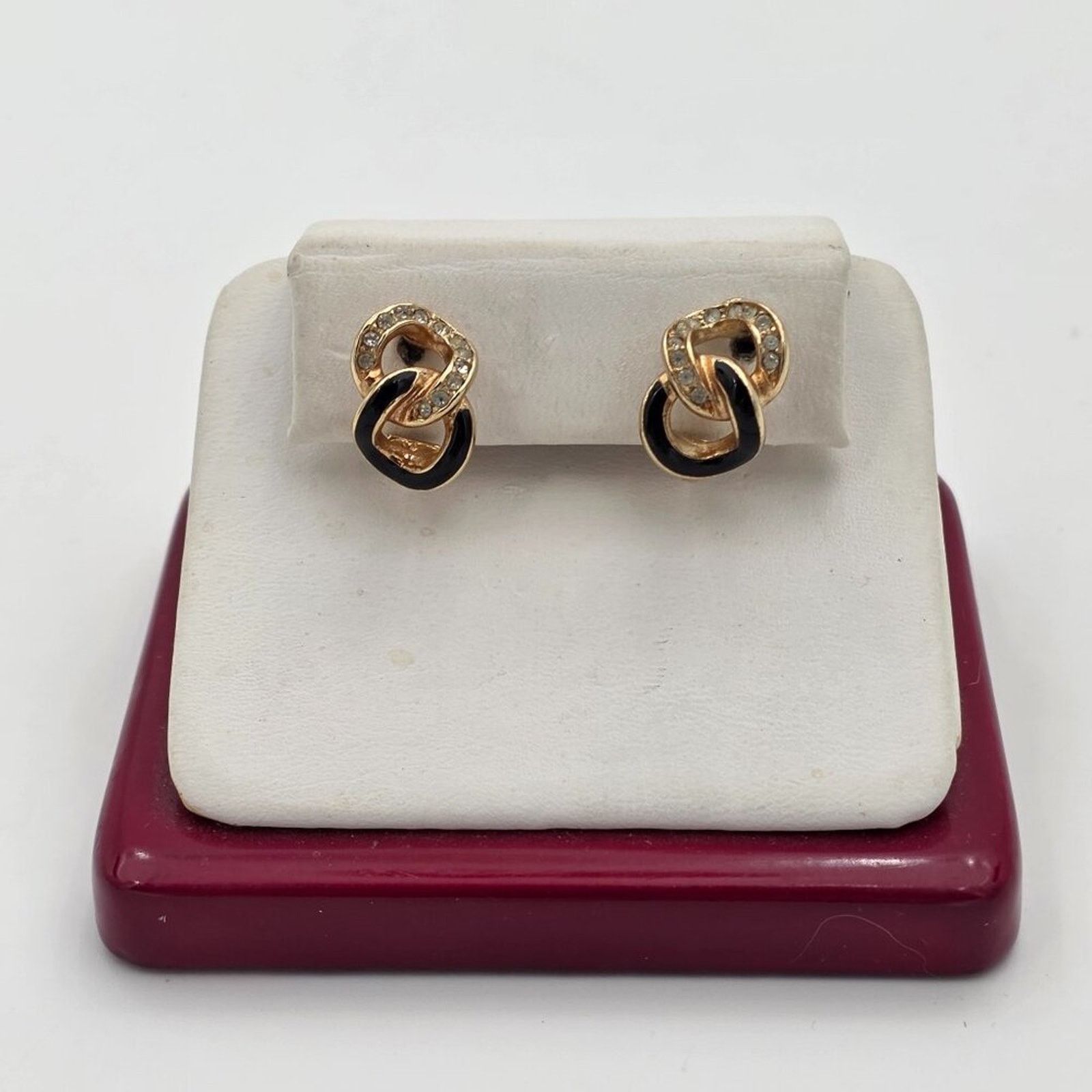 Dior Christian Dior Rhinestone Earring Size ONE SIZE - 1 Thumbnail