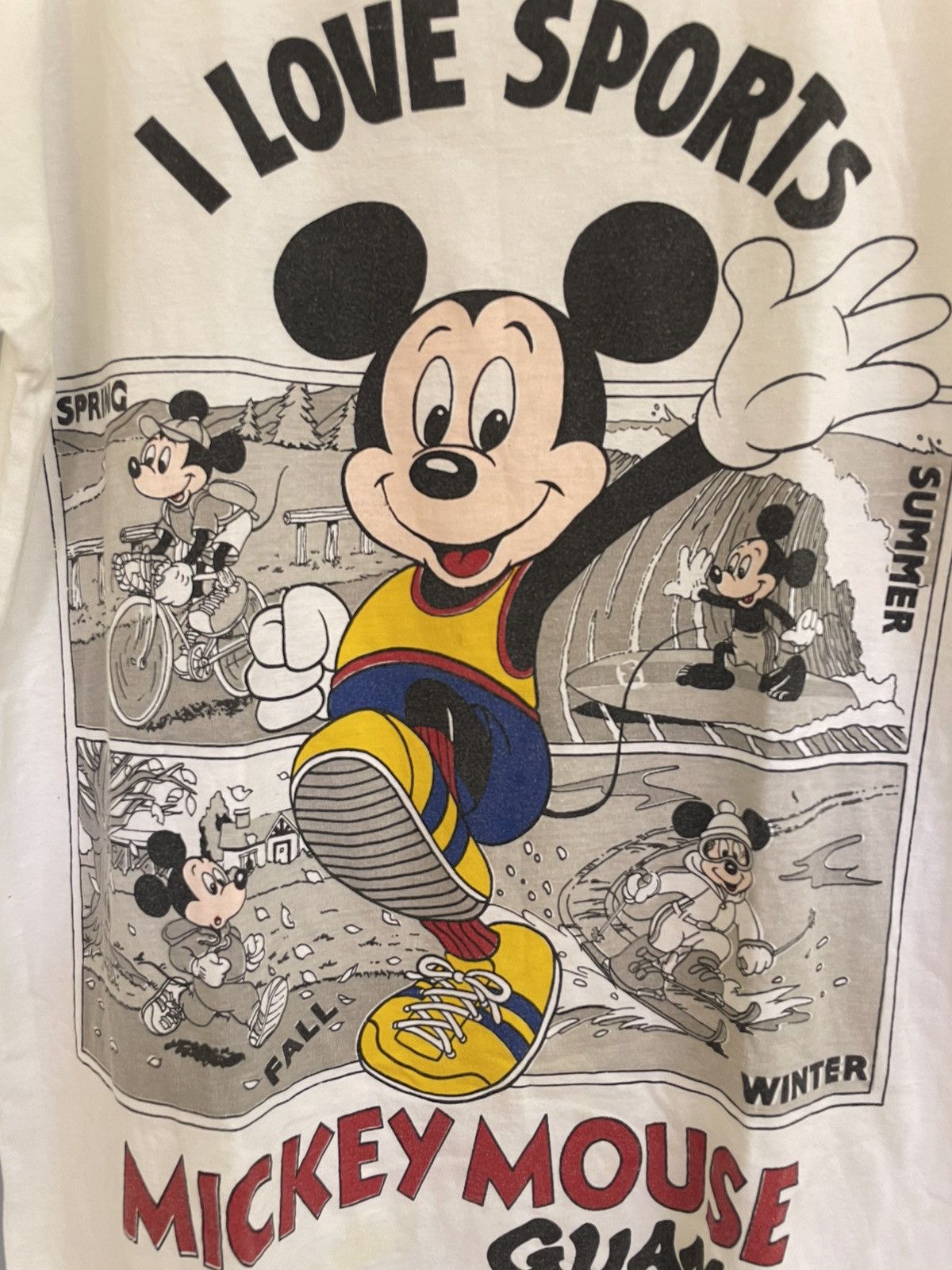 Disney Vintage 90s Mickey Mouse sleeveless t shirt Size XL / US 12-14 / IT 48-50 - 4 Thumbnail
