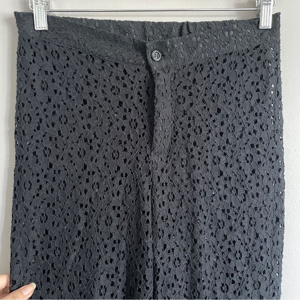 Other Eyelet Lace High Rise Tapered Pants - 28" Waist / Medium Size 28" / US 6 / IT 42 - 4 Thumbnail
