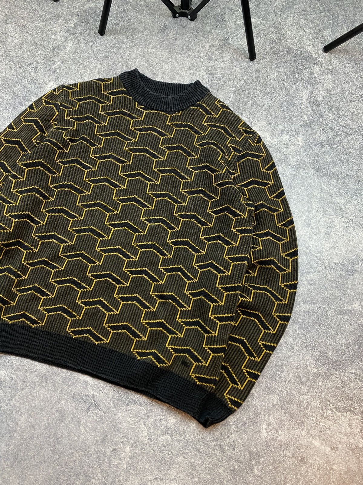 Diesel Y2K Diesel style Knit Faded Ribbed Vintage Sweater Size US M / EU 48-50 / 2 - 3 Thumbnail