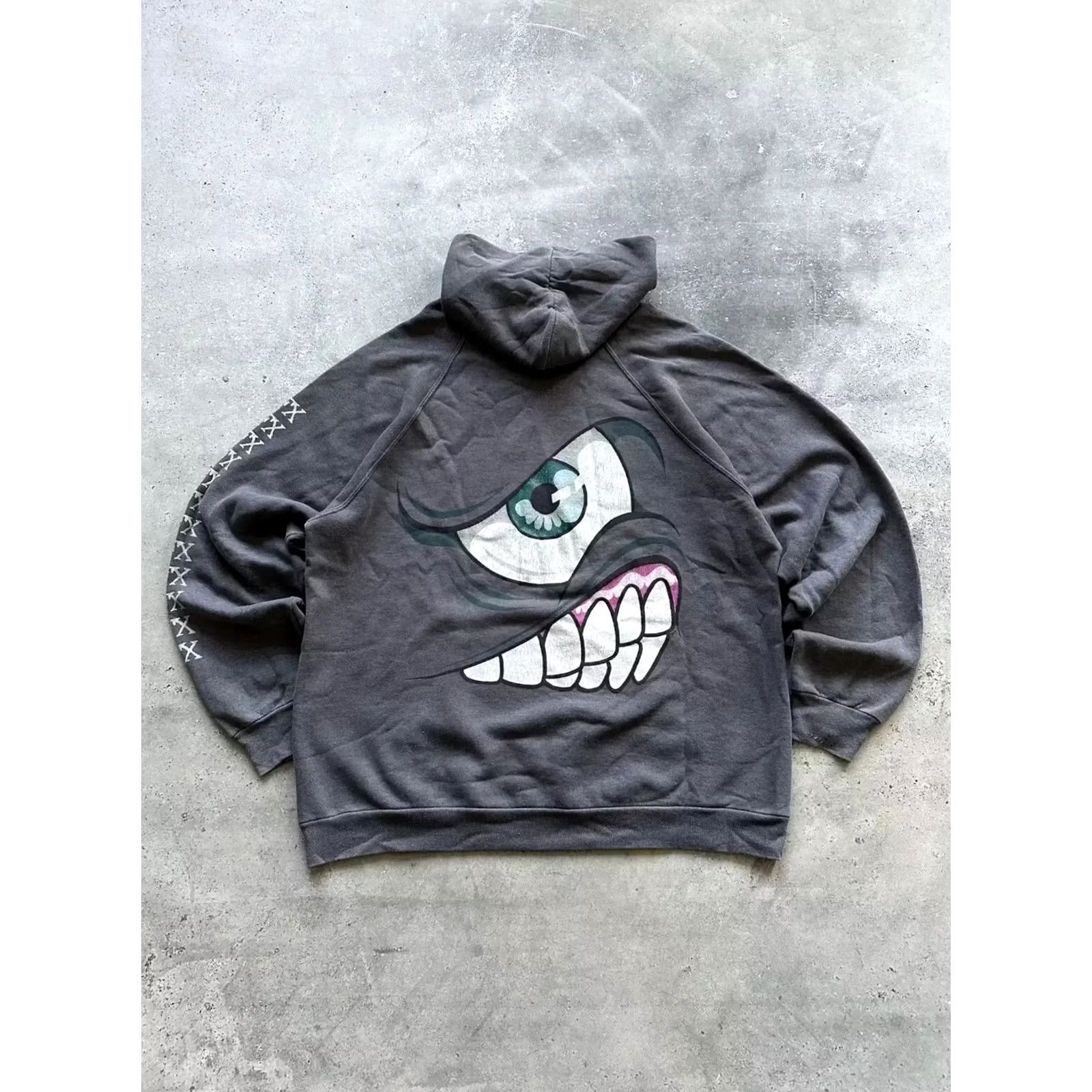 Vintage VINTAGE NOFX PUNK IN DRUBLIC WORLD TOUR HOODIE MEN XL Gray Shirt Hoodie Mens XL Size US XL / EU 56 / 4 - 2 Thumbnail