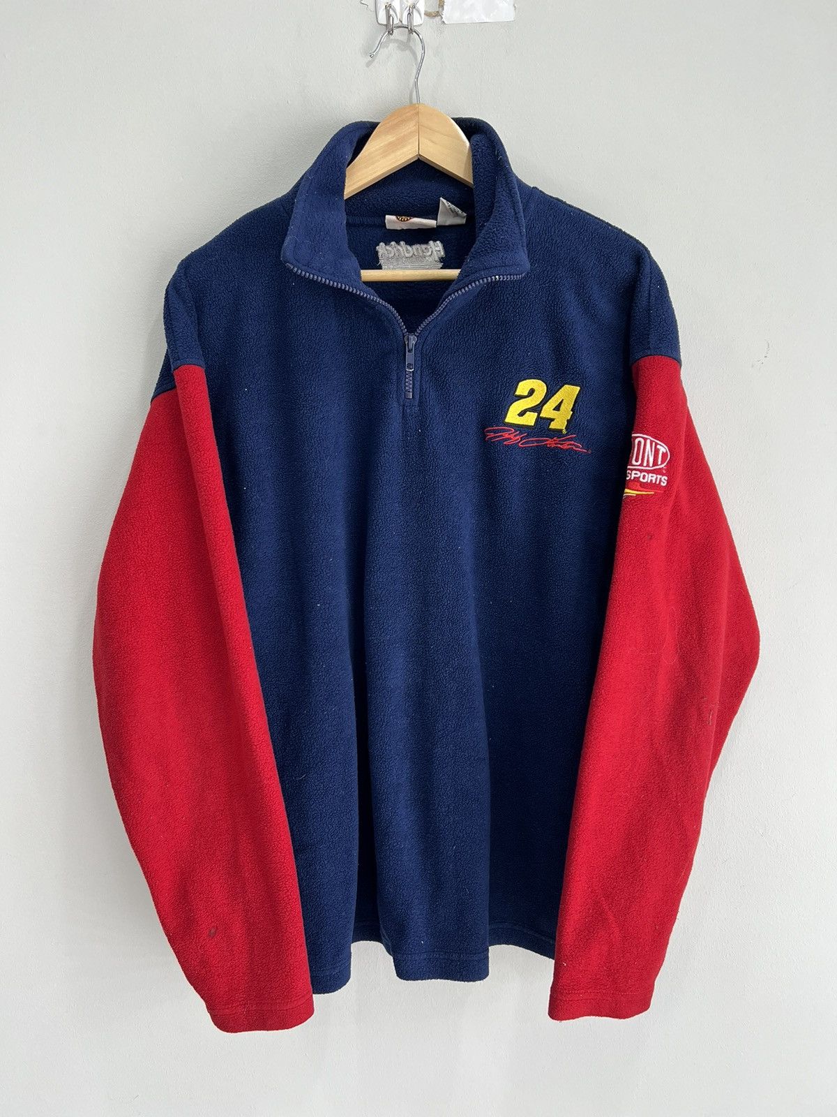 Vintage Vintage Dupont Racing Sweater fleece Size US L / EU 52-54 / 3 - 1 Thumbnail