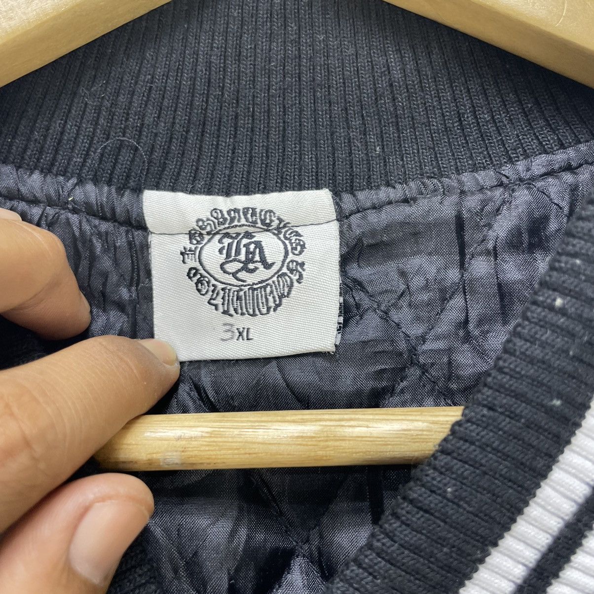 MLB × New York Yankees × Vintage Japanese Brand Los Angelos Carlifonia Bomber Jacket Size US M / EU 48-50 / 2 - 7 Thumbnail