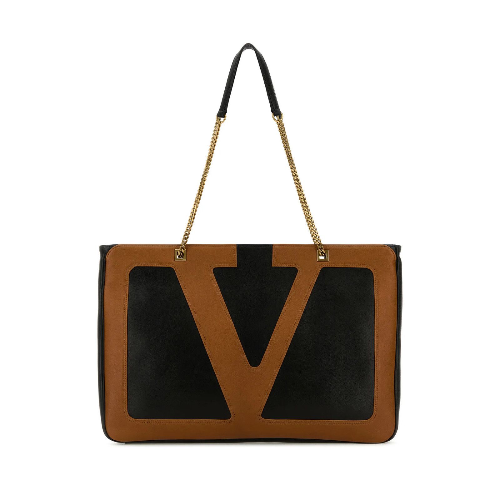 Valentino VALENTINO GARAVANI Viva Superstar Large $3690 Brown/Black Sh Size ONE SIZE - 1 Thumbnail