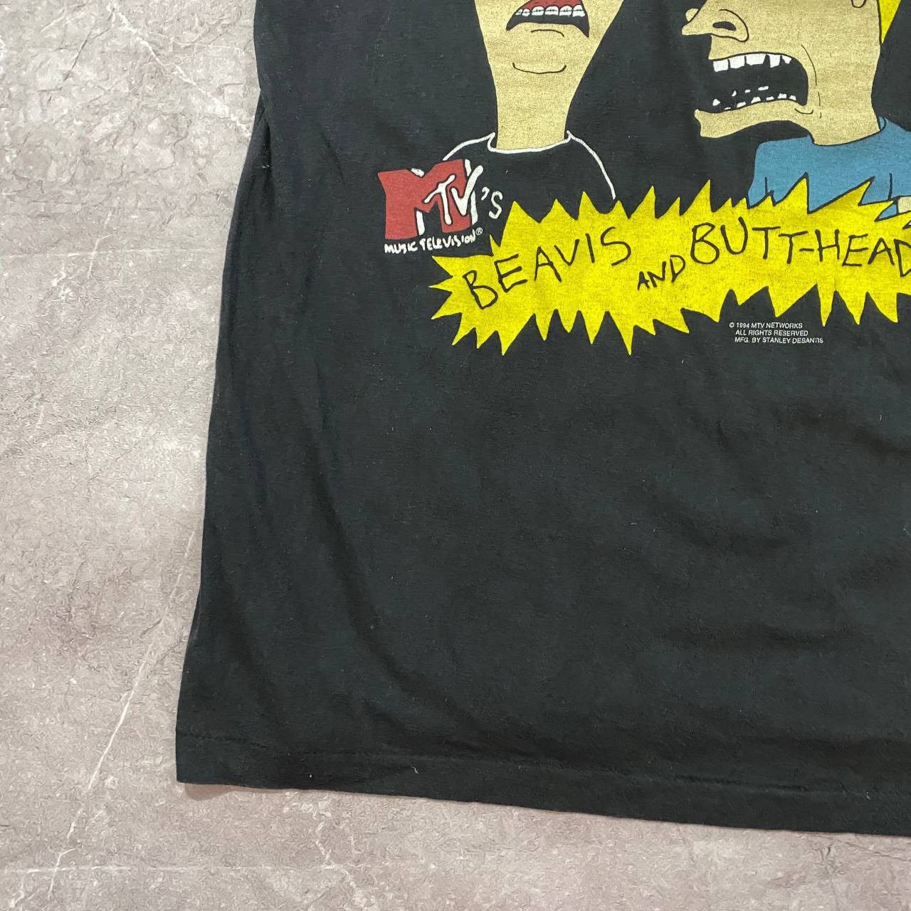 Band Tees Rare! Beavis and Butt-Head 1994 MTV Vintage Tee Big Logo Size US L / EU 52-54 / 3 - 2 Thumbnail