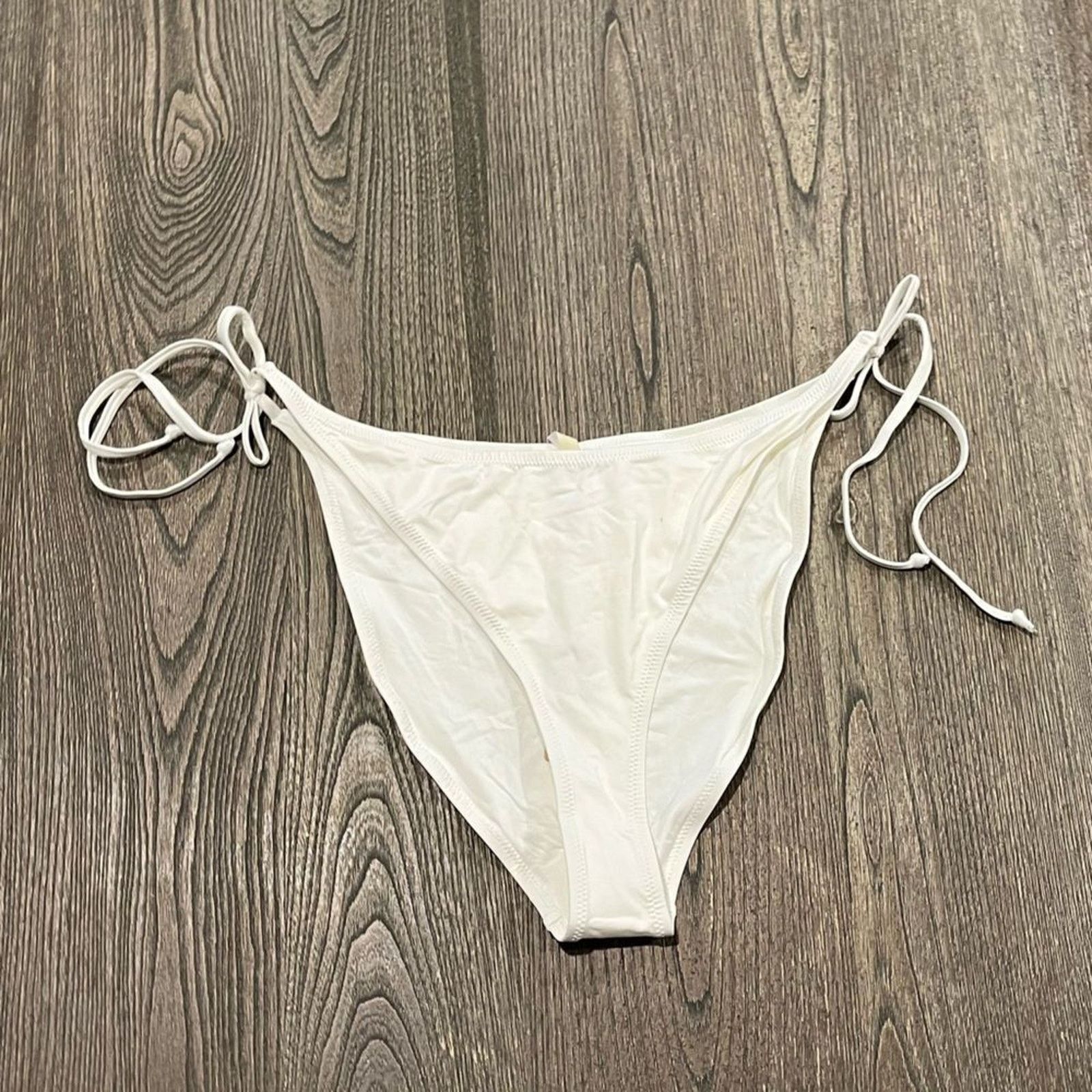 SKIMS NWT Skims Signature Swim Tie Bikini Bottom Swimwear Size 2X Size ONE SIZE - 1 Thumbnail