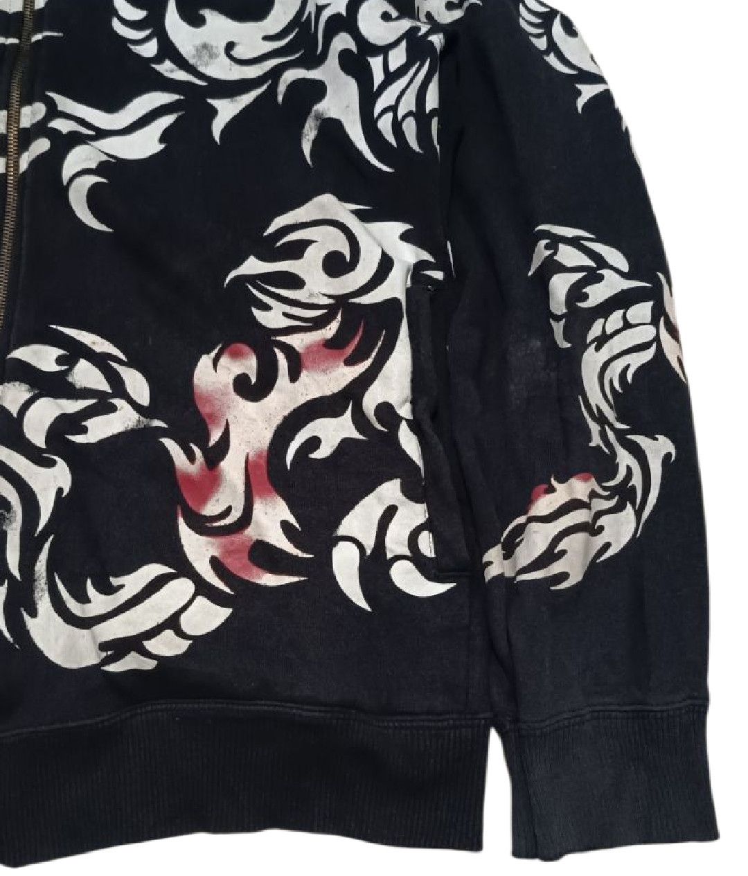 Japanese Brand Vintage Big dragon Karakuri Sukajan Hoodie Size US L / EU 52-54 / 3 - 5 Thumbnail