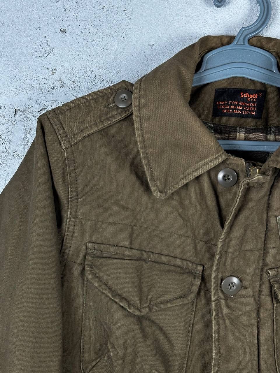 Schott Vintage 90s Schott MA 7 Flyers Army Military Jacket USA Size US M / EU 48-50 / 2 - 7 Thumbnail
