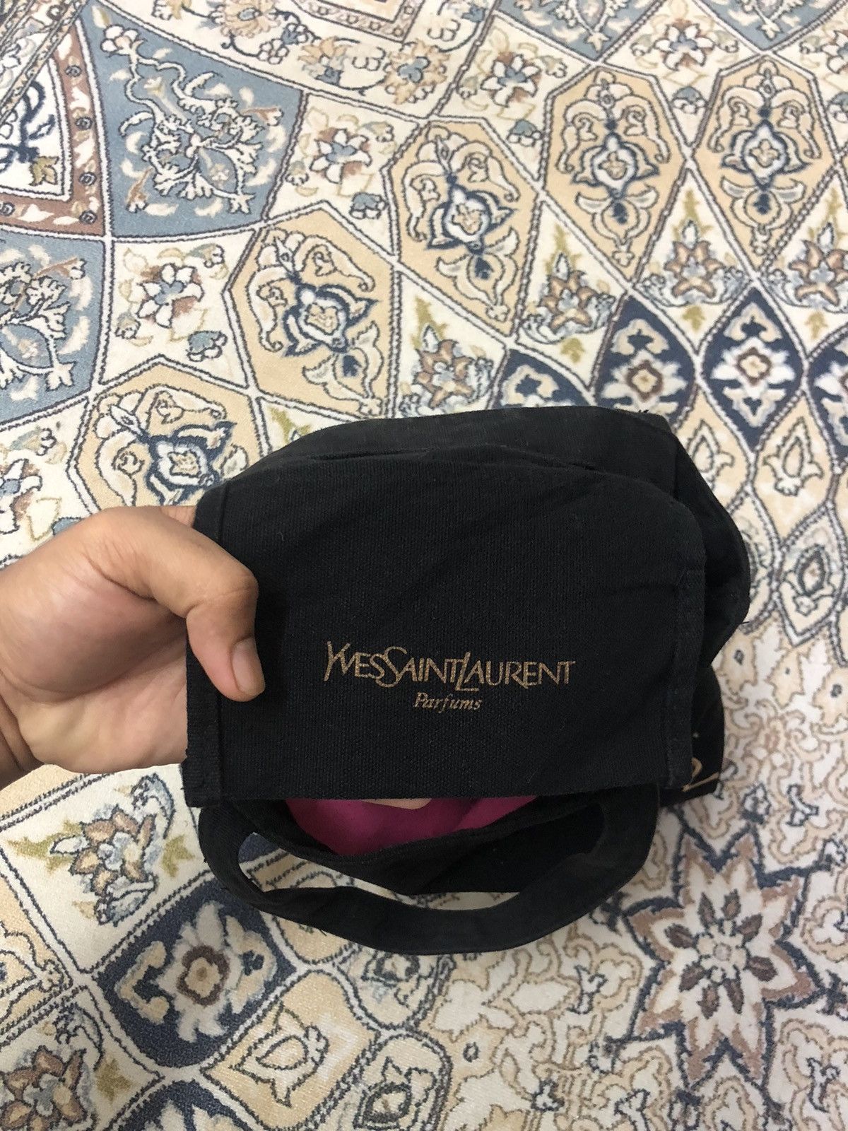 Yves Saint Laurent Yves Saint Laurent Embroidery Logo Tote Bag Size ONE SIZE - 14 Thumbnail