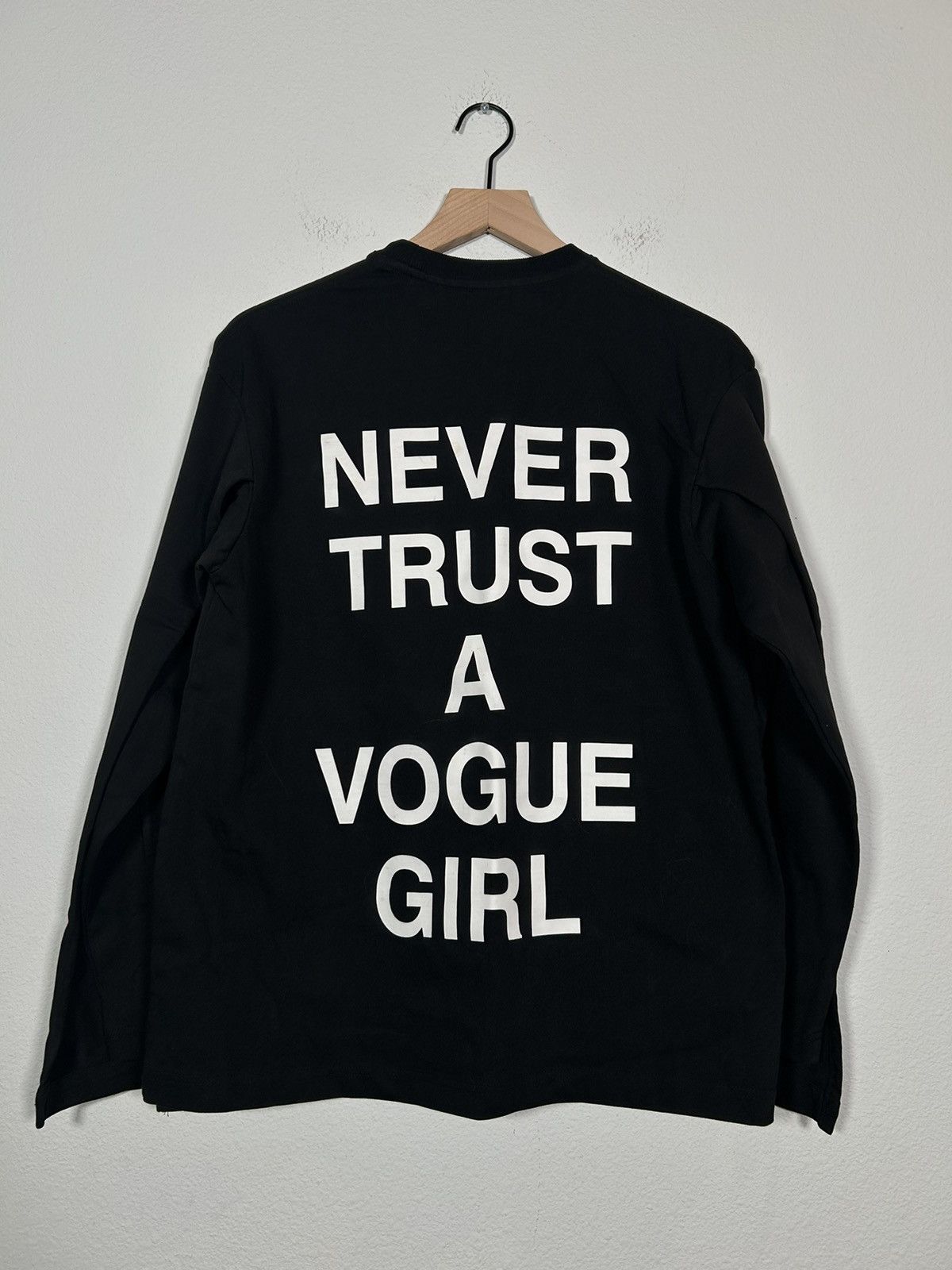 Hood By Air Never Trust A Vogue Girl L/S Cape | Grailed