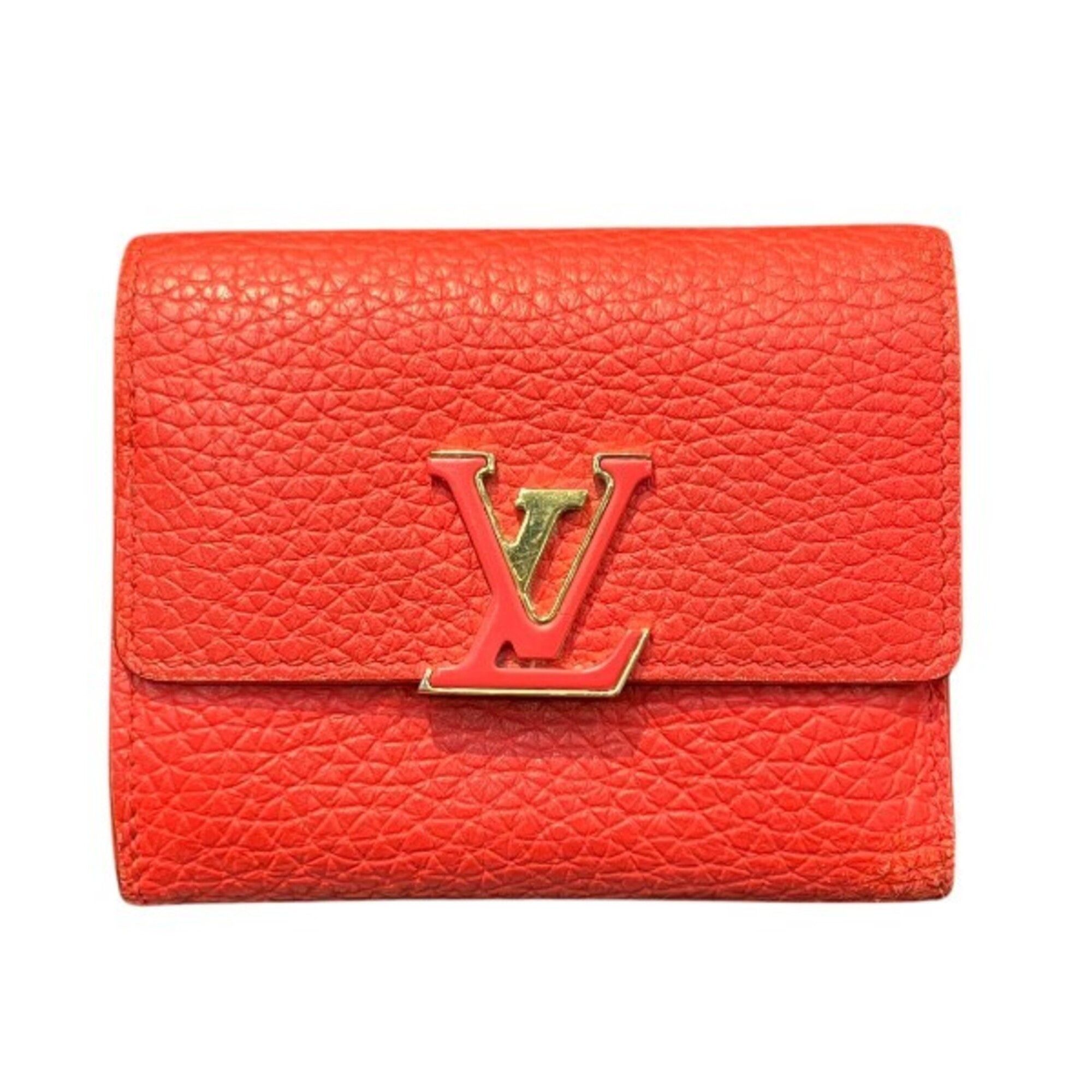Louis Vuitton Louis Vuitton Taurillon Portefeuille Capucines XS M69069 Tri-fold Wallet for Women Size ONE SIZE - 1 Thumbnail