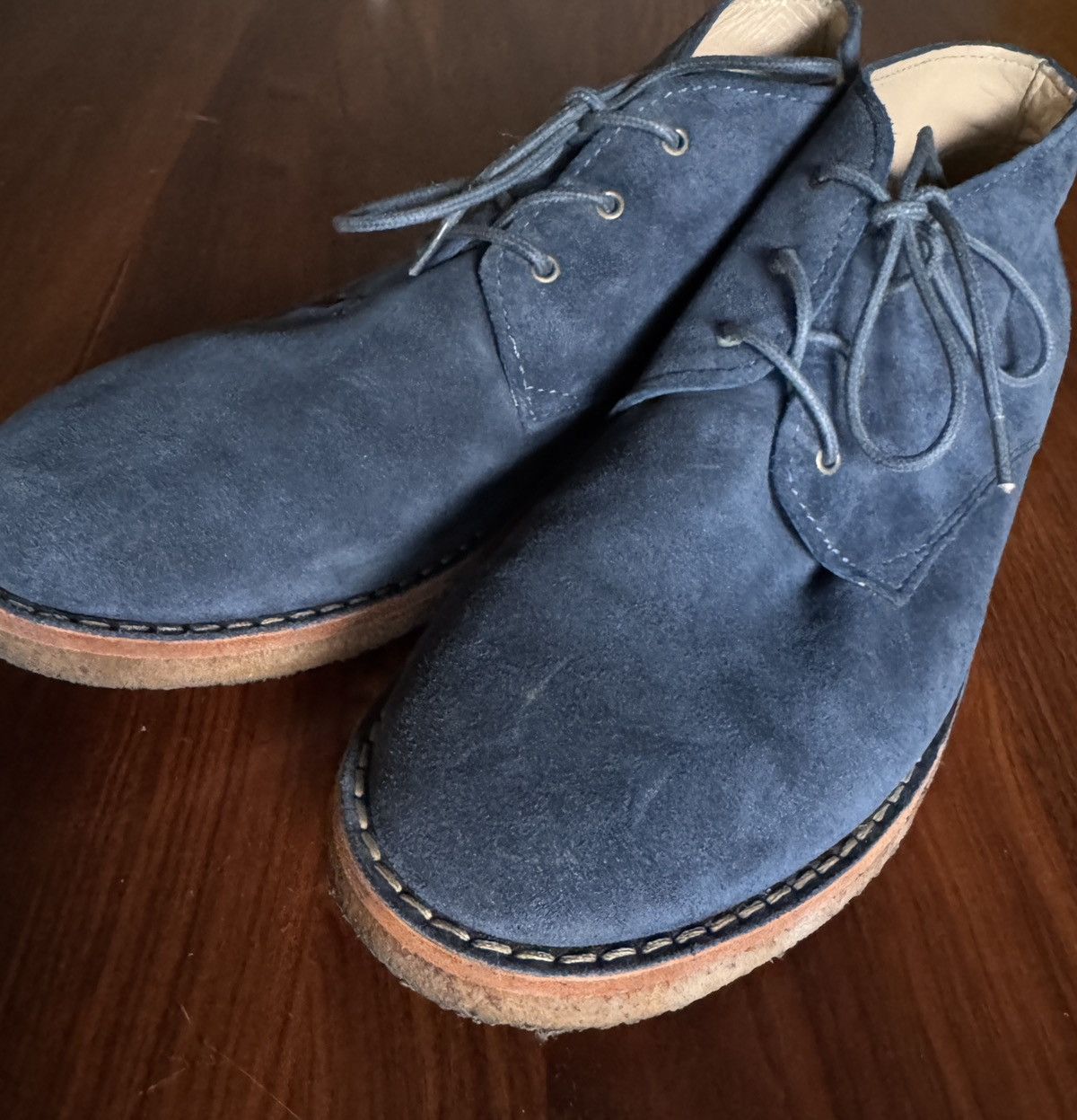A.P.C. A.P.C. Chukka Boots Blue Suede Size US 10.5 / EU 43-44 - 7 Thumbnail