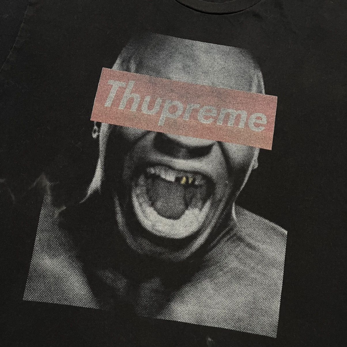 Vintage Vintage Mike Tyson Thupreme Supreme Box Logo Parody T Shirt Size US L / EU 52-54 / 3 - 3 Thumbnail