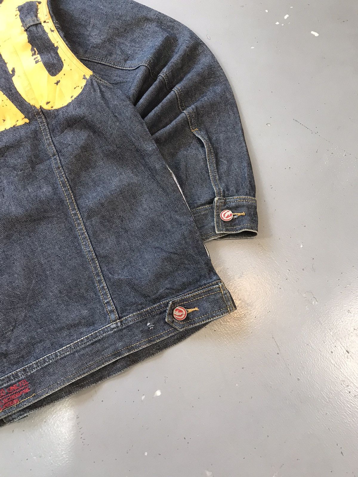 Ecko Unltd. × Vintage Vintage Ecko UNLTD SpellOut printed denim jacket Size US M / EU 48-50 / 2 - 8 Thumbnail
