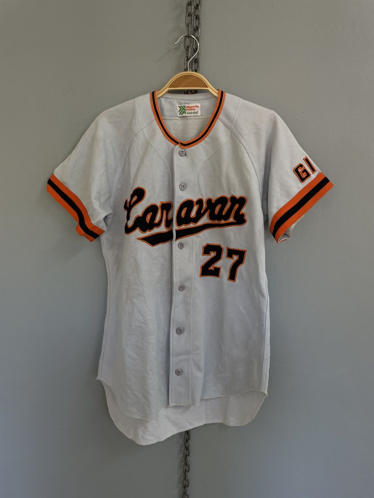 Japanese Brand × Vintage Vintage Caravan 27 baseball jersey Size US M / EU 48-50 / 2 - 1 Thumbnail