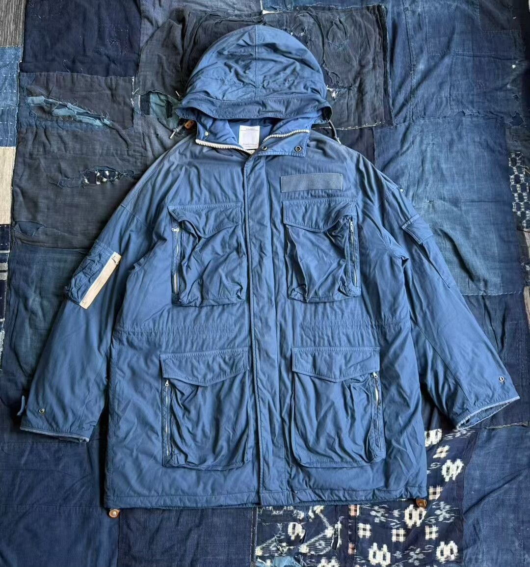 Visvim visvim krupa field down jacket in blue Size US L / EU 52-54 / 3 - 1 Thumbnail