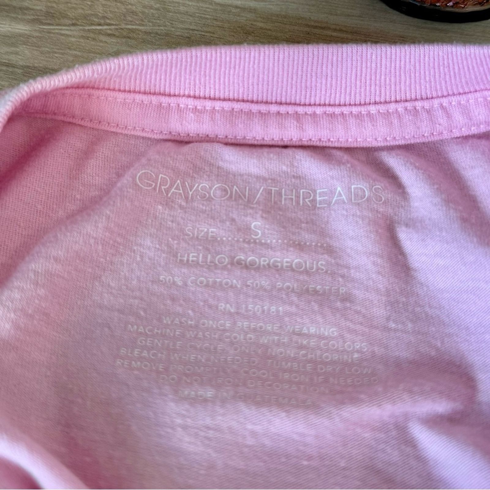 Other Grayson Threads, Los Angeles Pink Bow Tee, Size: Small Size S / US 4 / IT 40 - 7 Thumbnail