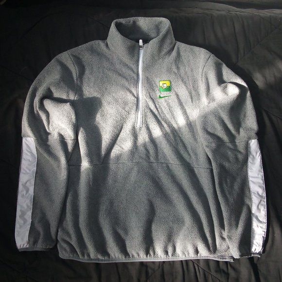 NCAA × Nike × Vintage Vintage Nike Oregon Ducks Pullover Fleece Jacket Size US S / EU 44-46 / 1 - 2 Thumbnail