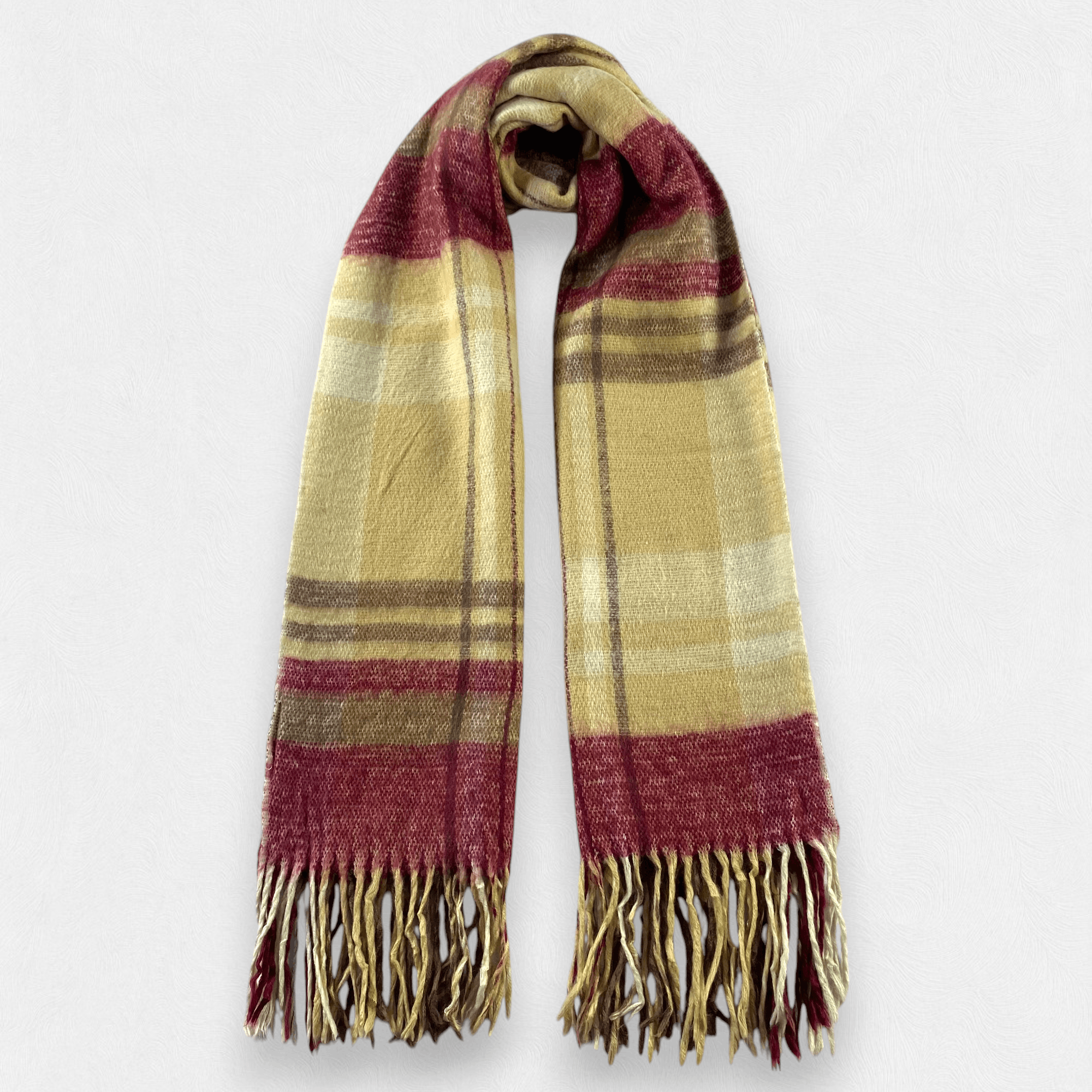 Beams Plus Beams Scarf Neck Wrap Big Size Plaid Muffler Size ONE SIZE - 1 Thumbnail