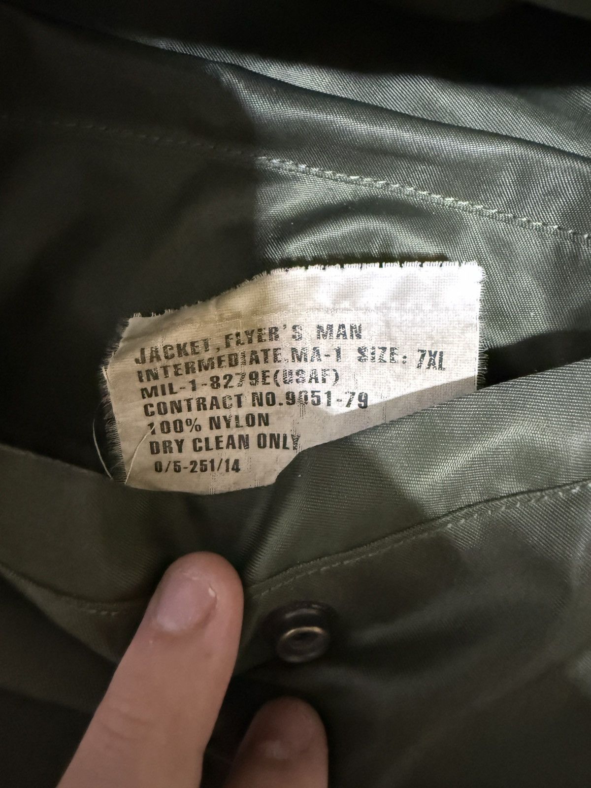 vetements 15fw oversize reworked bomber