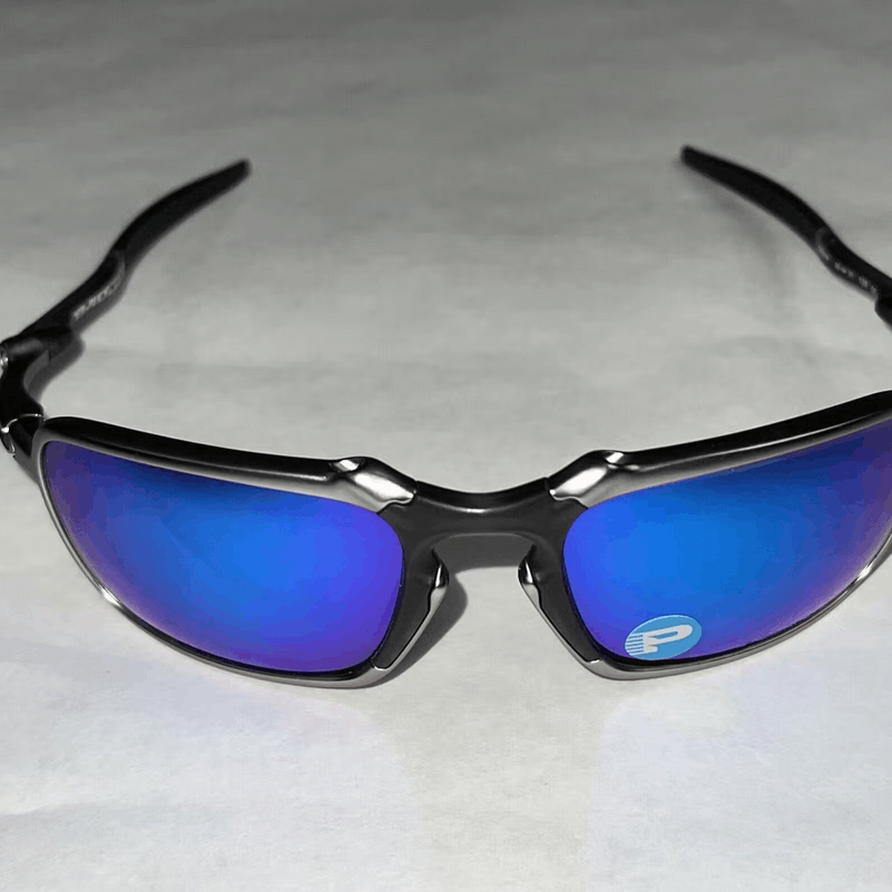 Oakley badman sapphire iridium sale