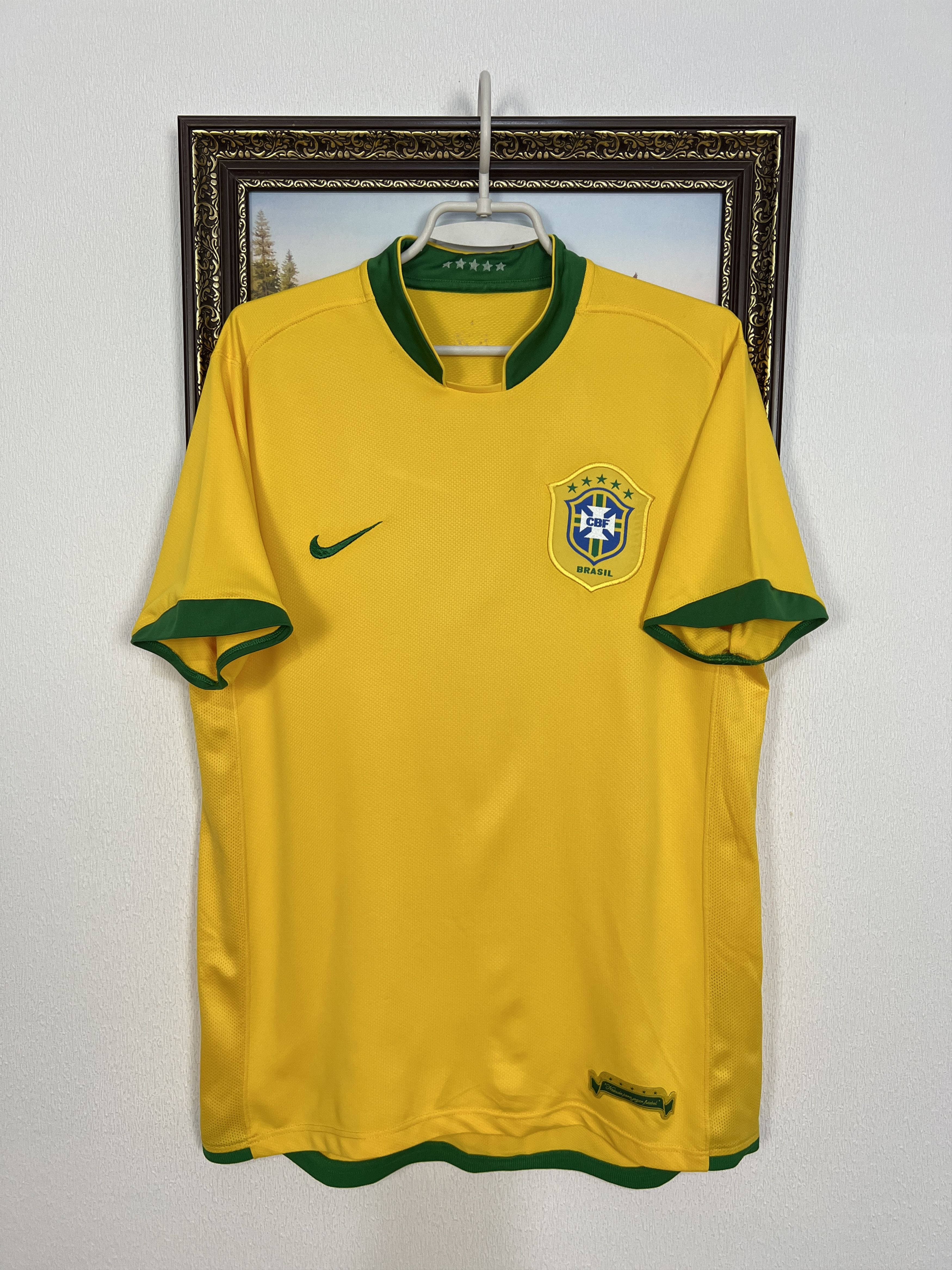 Nike Brazil football shirt Soccer Nike Jersey National Trikot Size US M / EU 48-50 / 2 - 1 Thumbnail