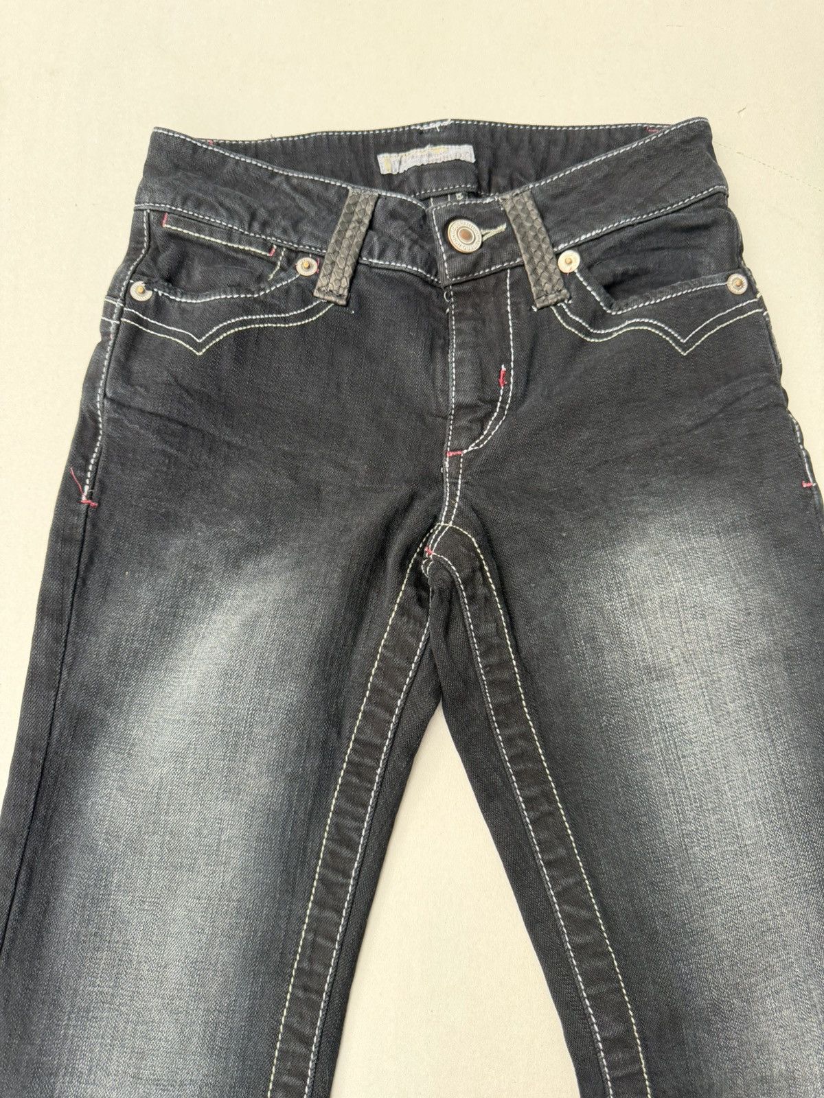 Japanese Brand COX Lace up flare jeans Size US 26 / EU 42 - 3 Thumbnail