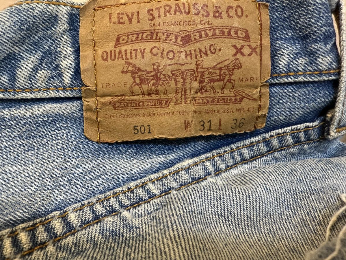 Levi's × Vintage Vintage 90s Levi's 501 Selvedge Made in USA Size US 28 / EU 44 - 11 Thumbnail