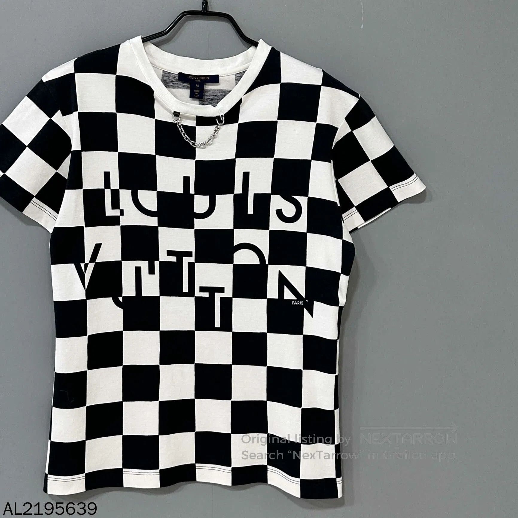 Louis Vuitton Louis Vuitton Deconstructed Logo Checkerboard Tee. Size US M / EU 48-50 / 2 - 2 Thumbnail