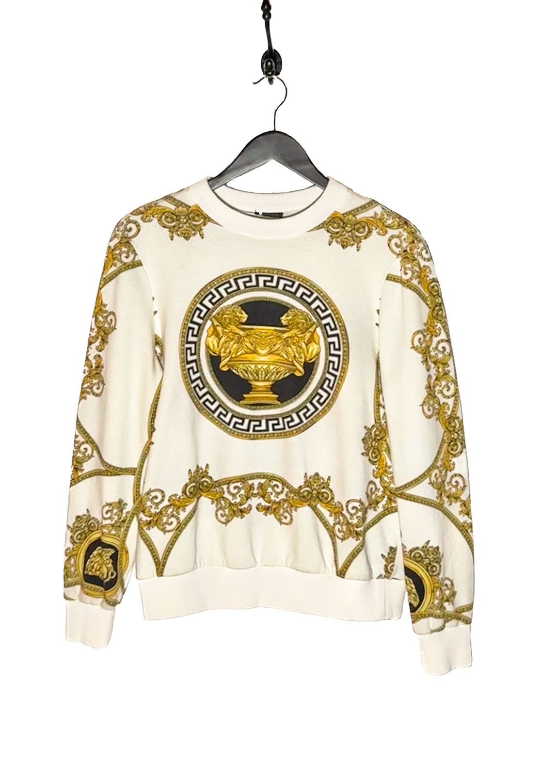 Versace Coupe Des Dieux Ivory Sweatshirt