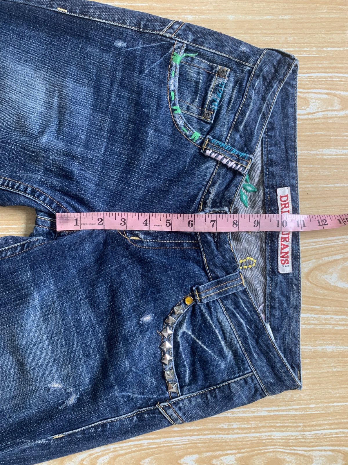 Beauty Beast × Le Grande Bleu (L.G.B.) 🔥 Drive Jeans Flare Denim Pants Size US 30 / EU 46 - 24 Thumbnail