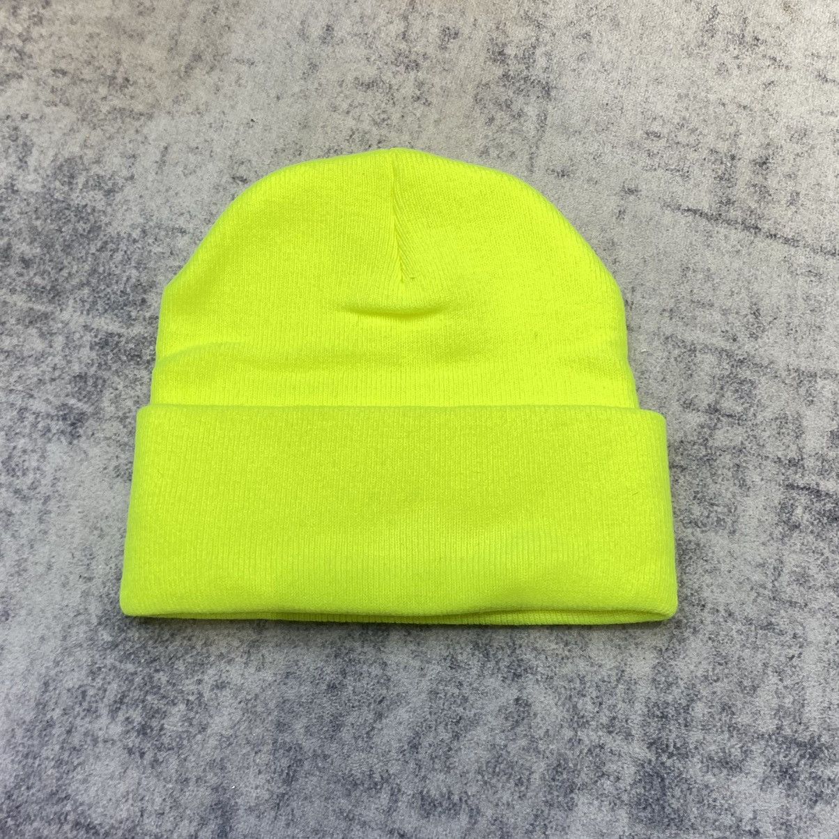Chrome Hearts Chrome Hearts stacked +CHROME HEARTS+ beanie neon lime Size ONE SIZE - 4 Thumbnail