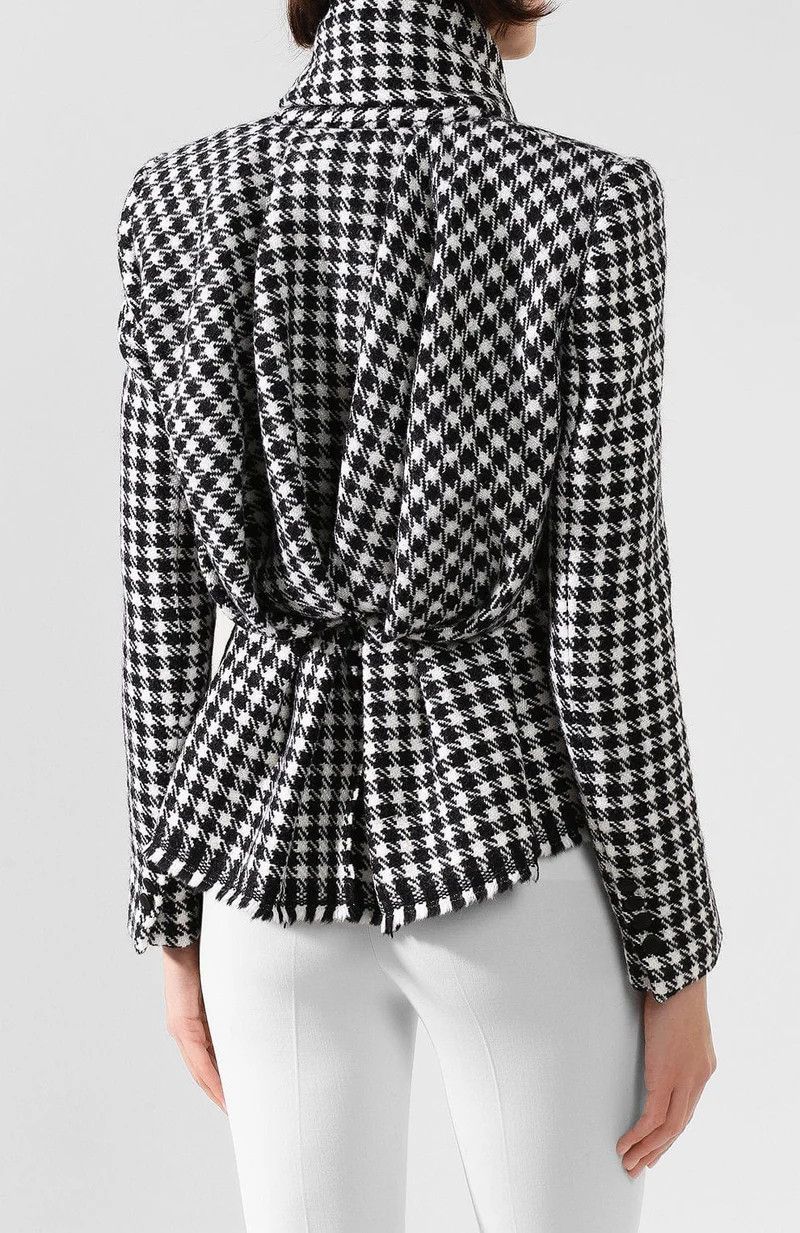 Dolce & Gabbana o1y0825 Coat in Black/White Size M / US 6-8 / IT 42-44 - 3 Thumbnail