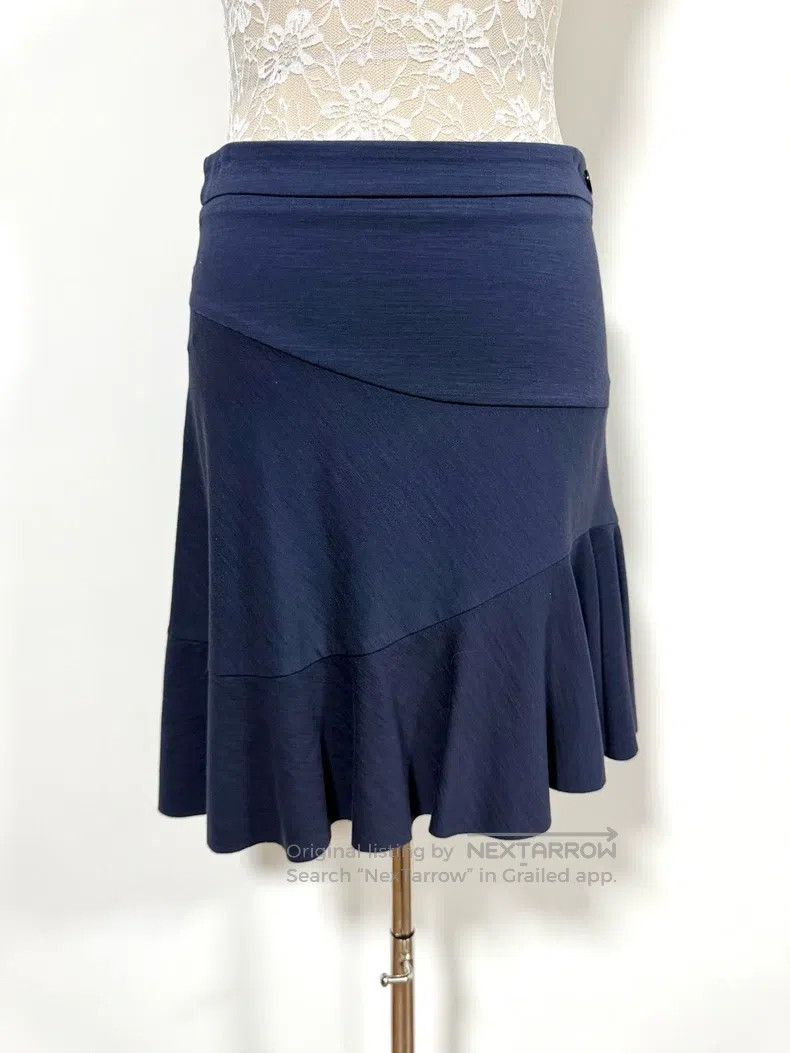 Vivienne Westwood Vivienne Westwood size L Navy blue irregularly cut pleated Size 26" / US 2 / IT 38 - 1 Thumbnail