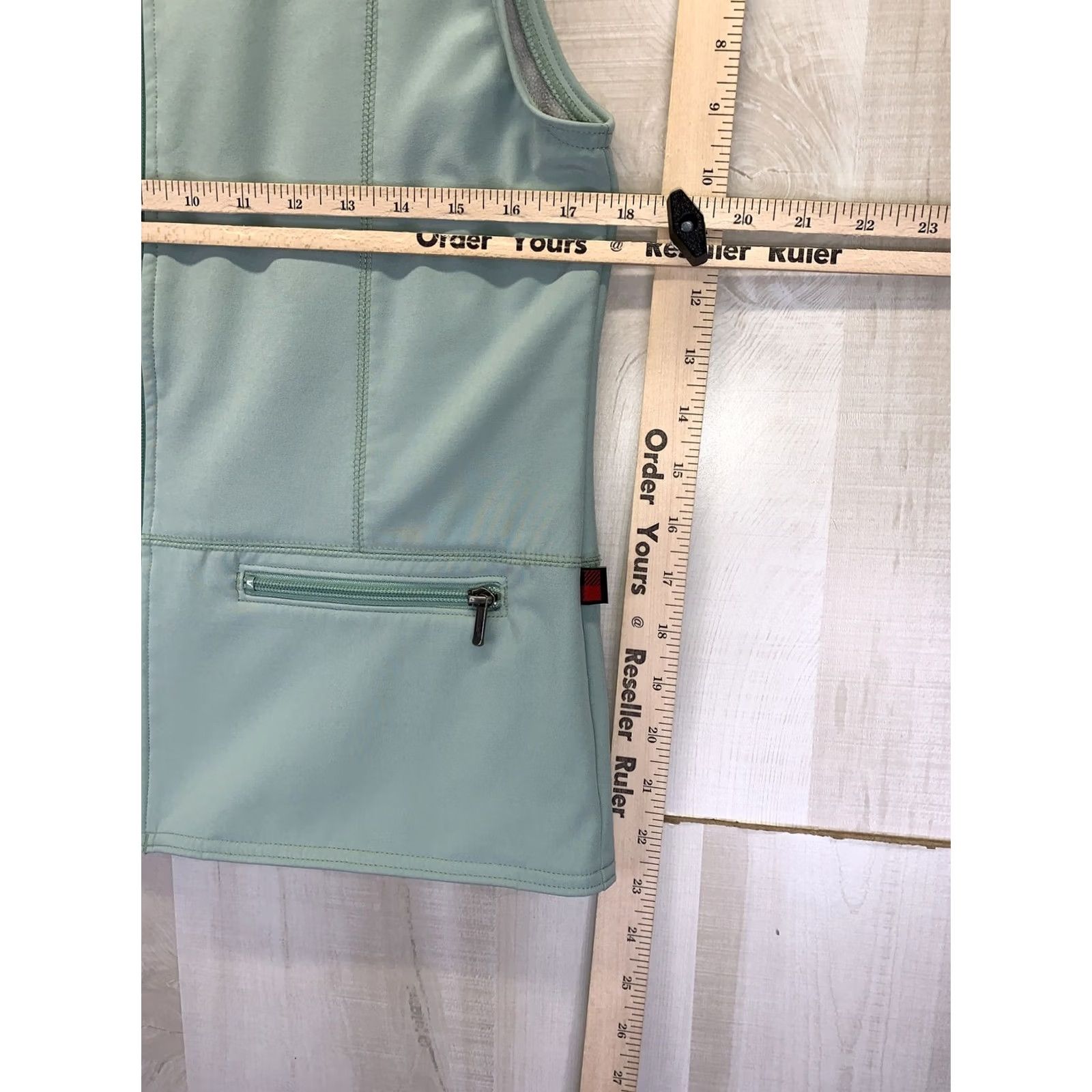 Vintage VINTAGE Woolrich Vest Womens M Green Full Zip Fleece Lined Patina Size M / US 6-8 / IT 42-44 - 3 Thumbnail