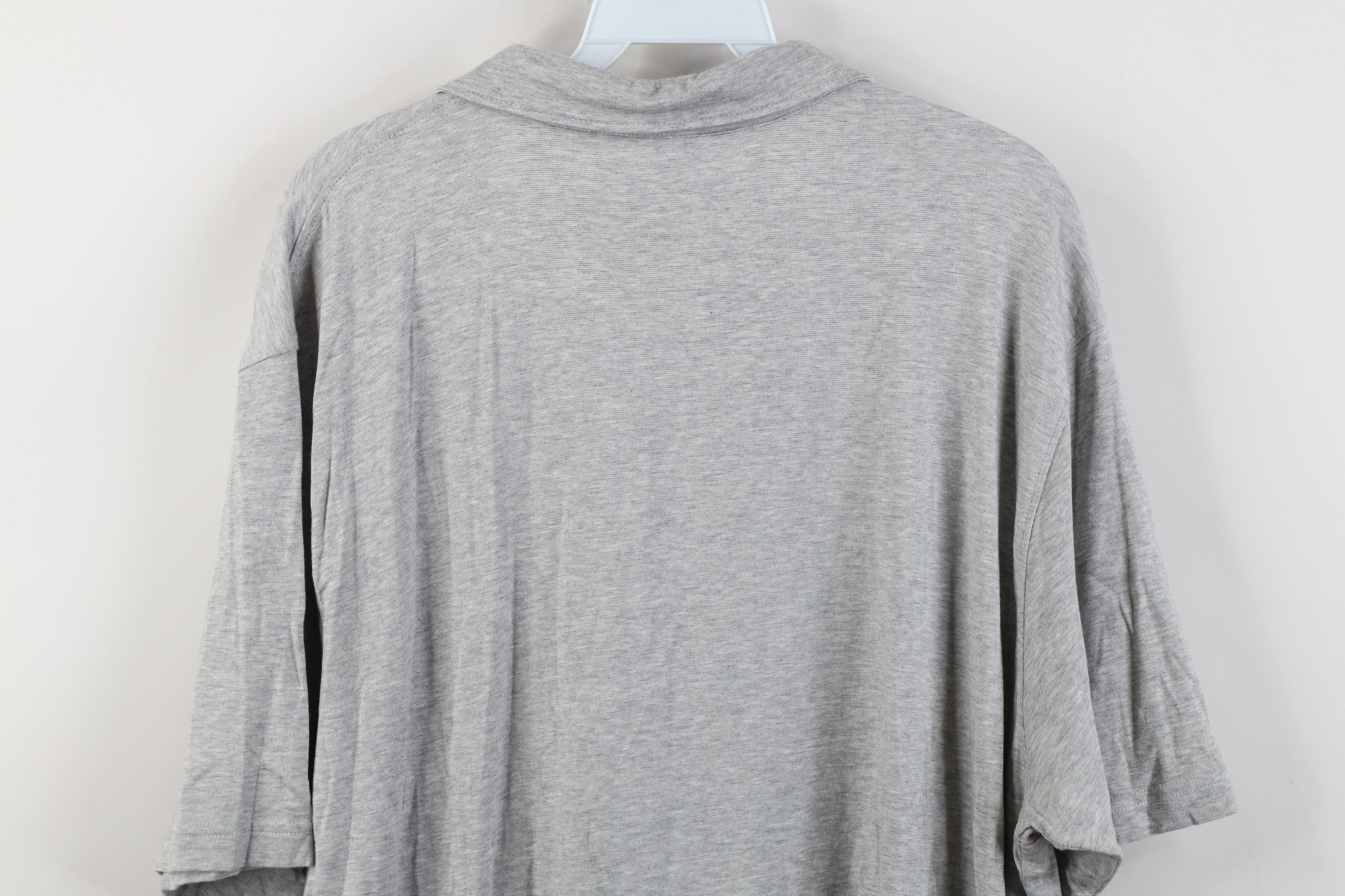 Peter Millar Peter Millar Jersey Knit Short Sleeve Golf Polo Shirt Gray Size US XL / EU 56 / 4 - 10 Thumbnail