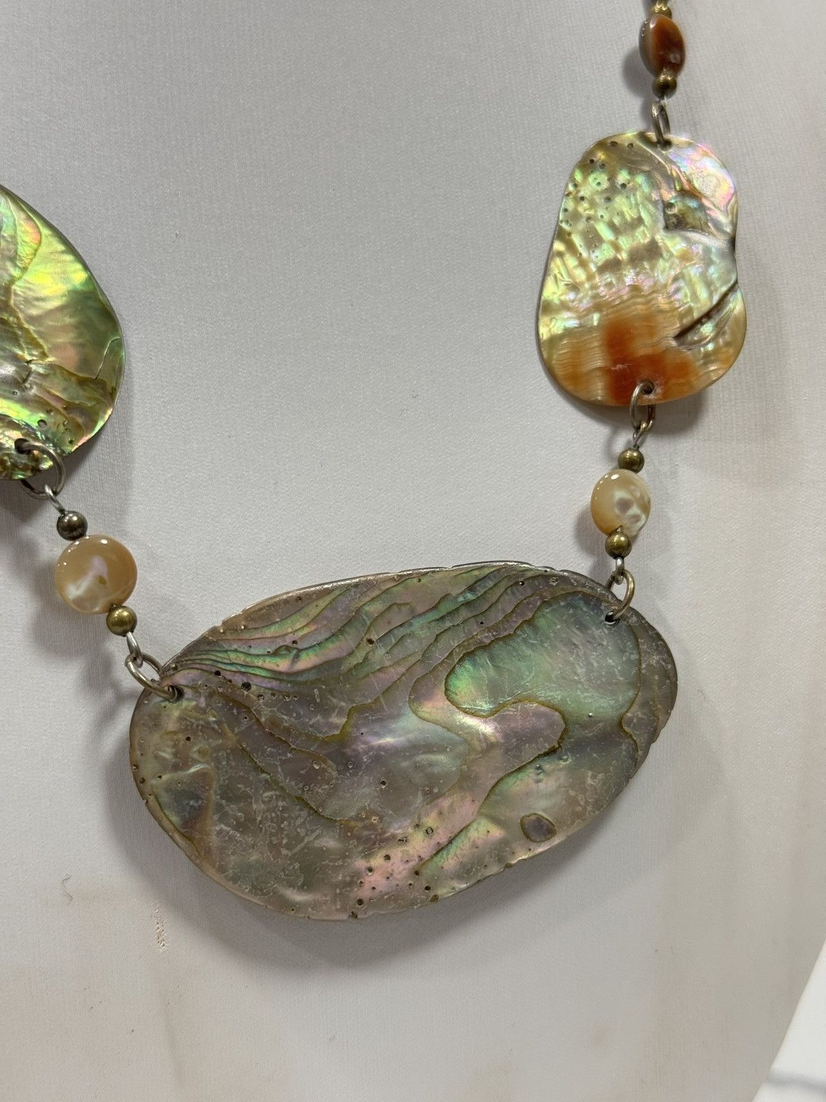 Vintage Vintage freshwater abalone Necklace Size ONE SIZE - 4 Thumbnail