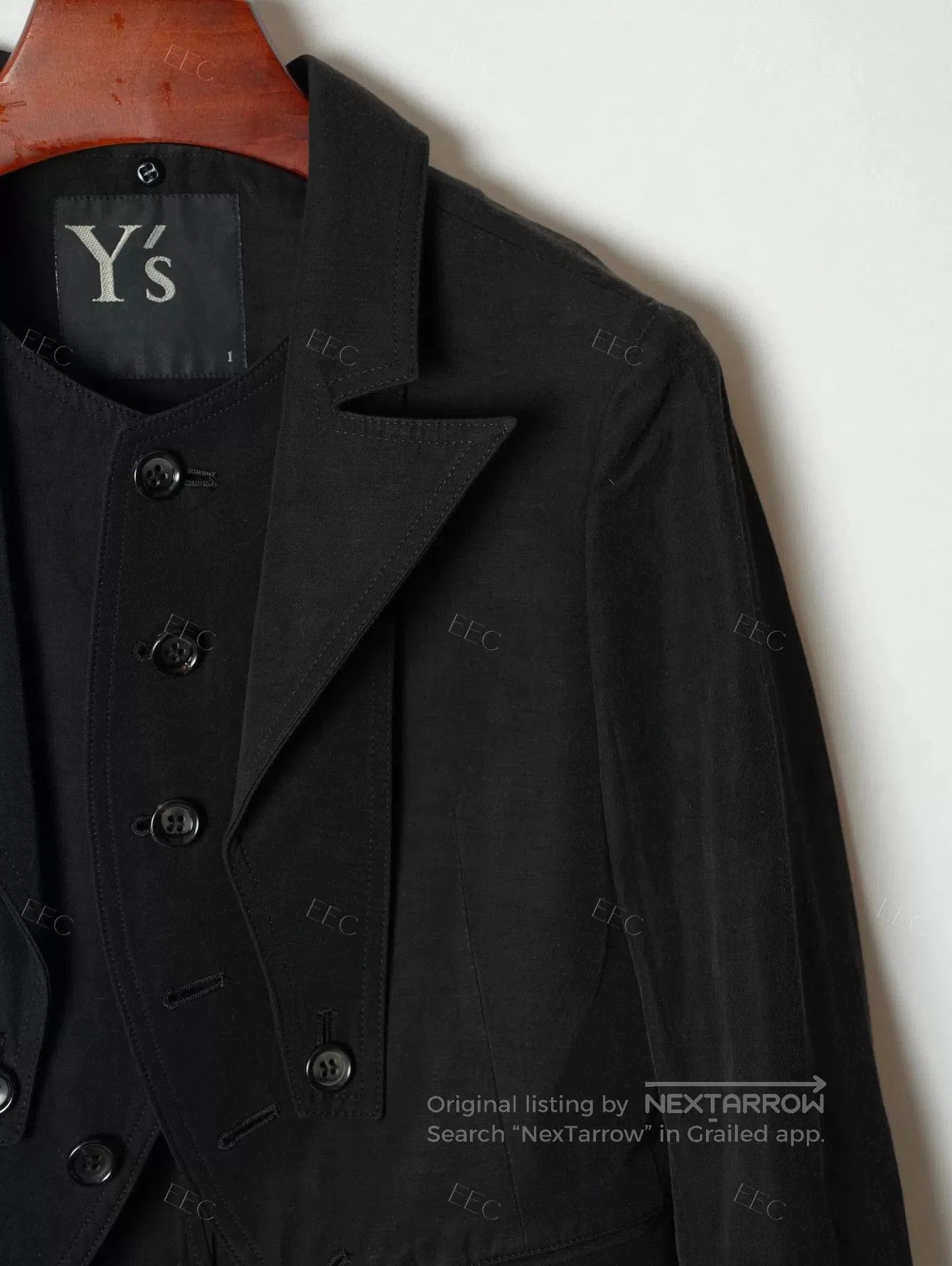 Other Versatile Black Tailored Jacket with Detachable Collar. Size M / US 6-8 / IT 42-44 - 7 Thumbnail