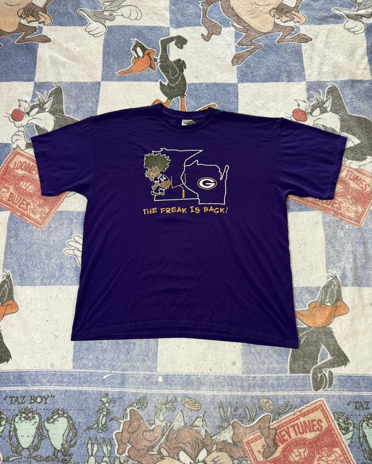 NFL Minnesota vikings randy moss moon tee Size US XL / EU 56 / 4 - 1 Thumbnail